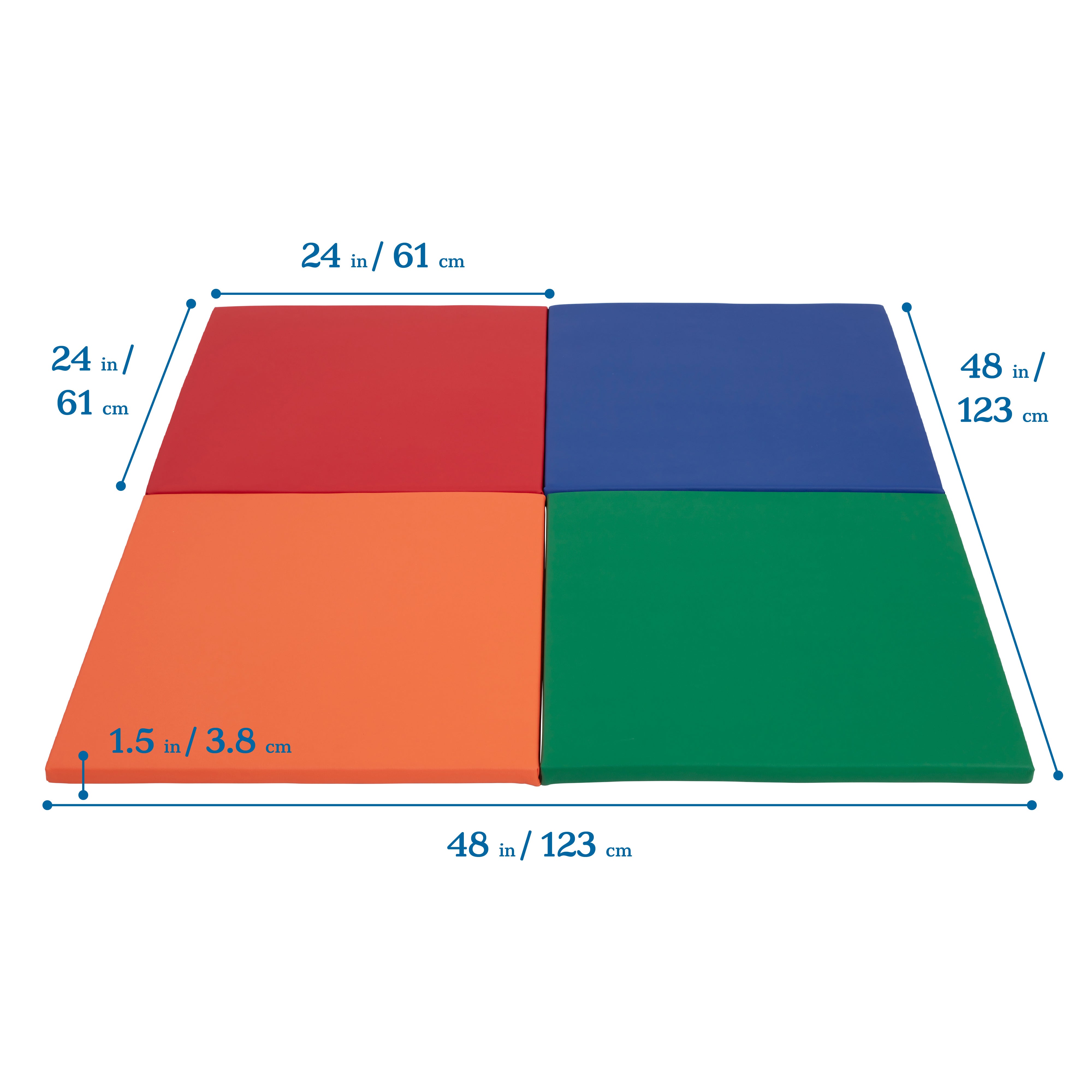 Play Patch Activity Mat Squares, 4-Pack