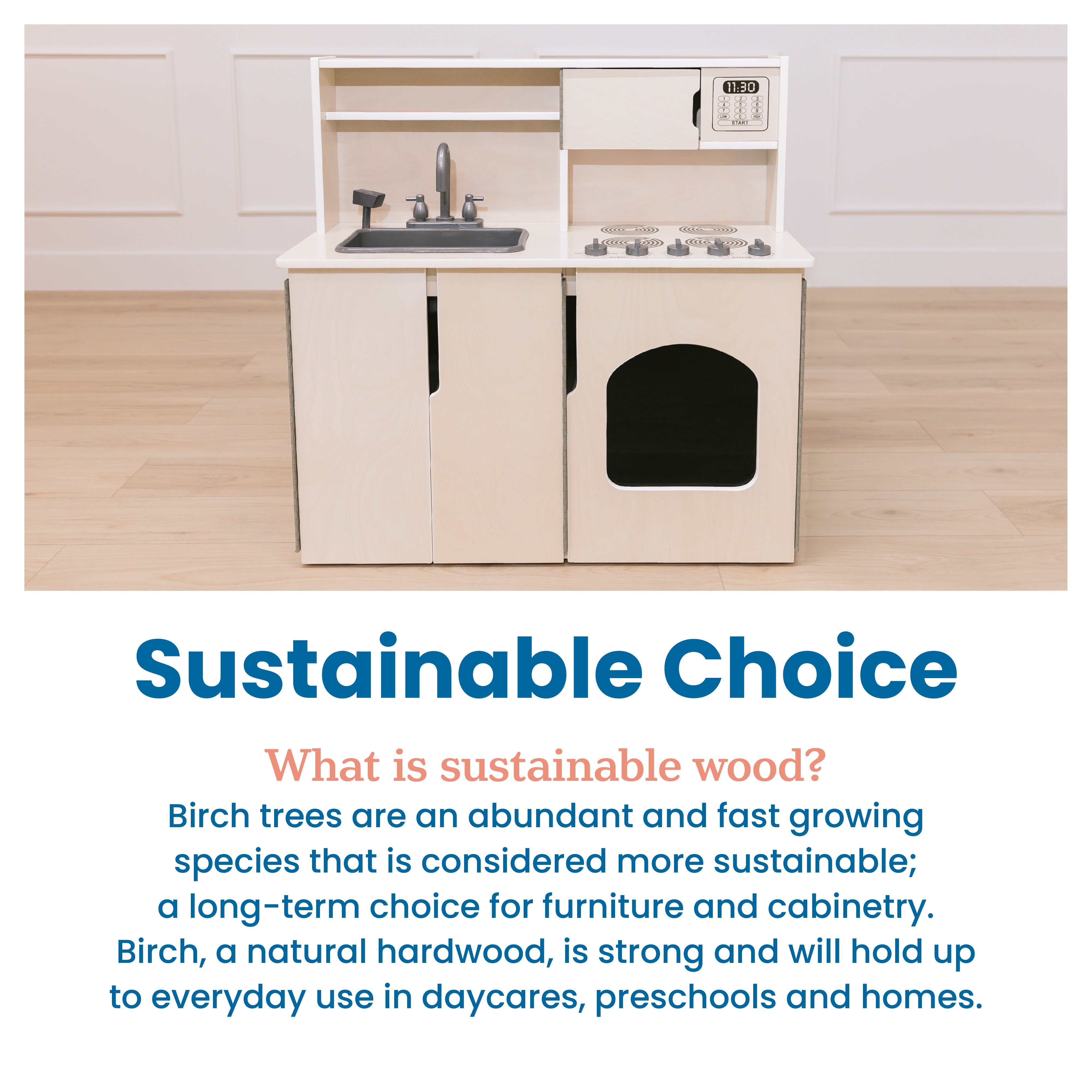 4-in-1 Kitchen, Sink, Stove, Oven, Microwave and Storage