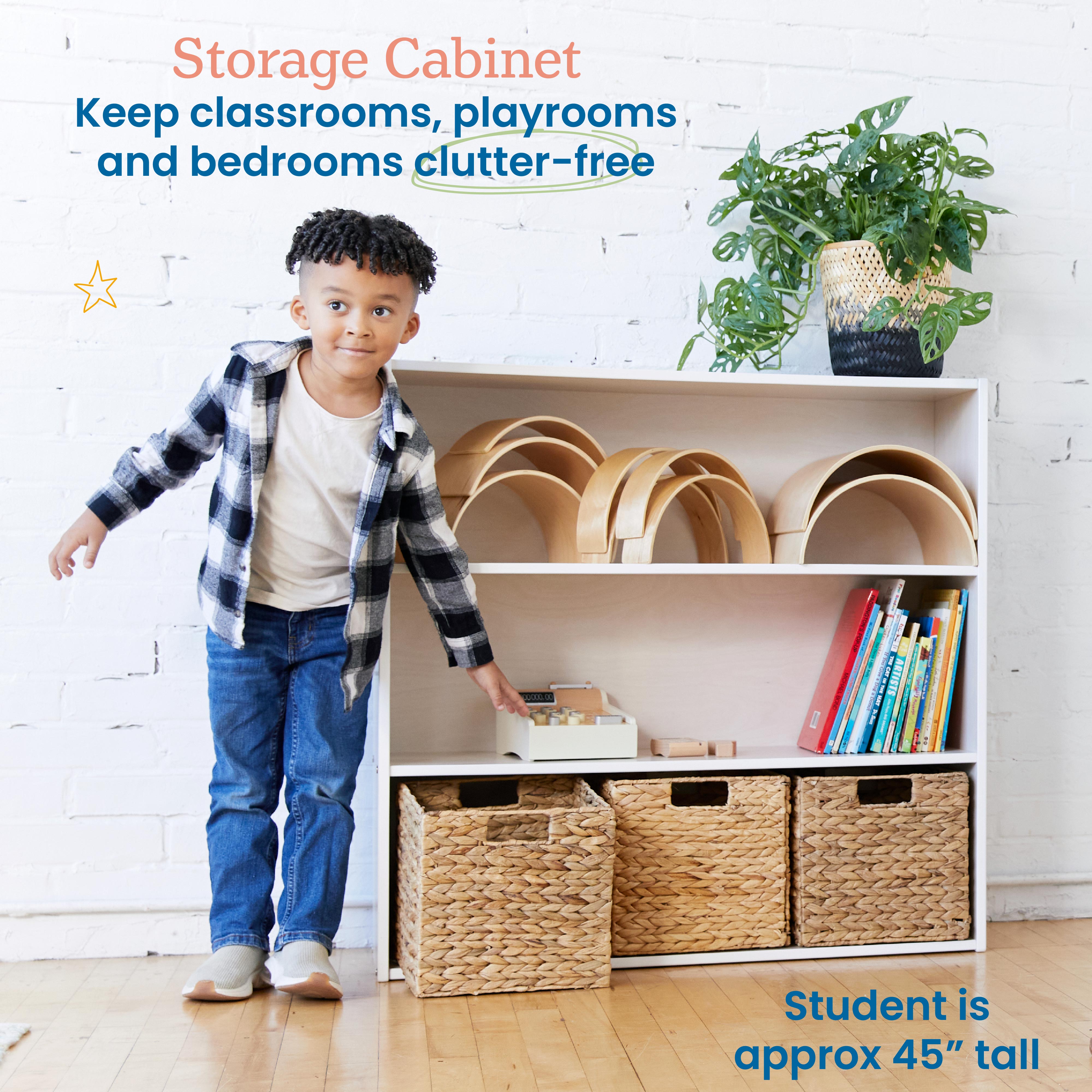 Streamline 3-Shelf Storage Cabinet, 36in