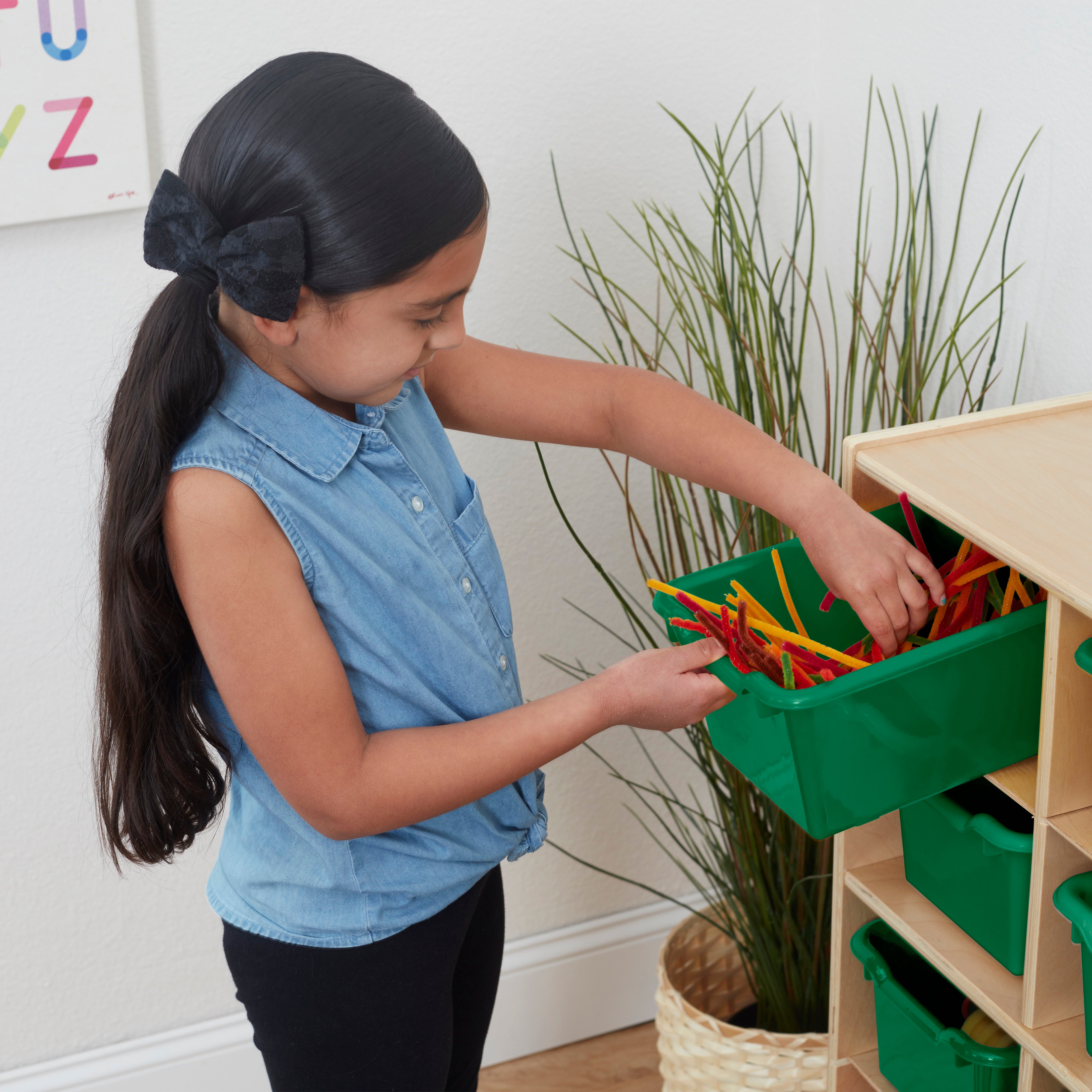 Scoop Front Storage Bin, 30-Piece