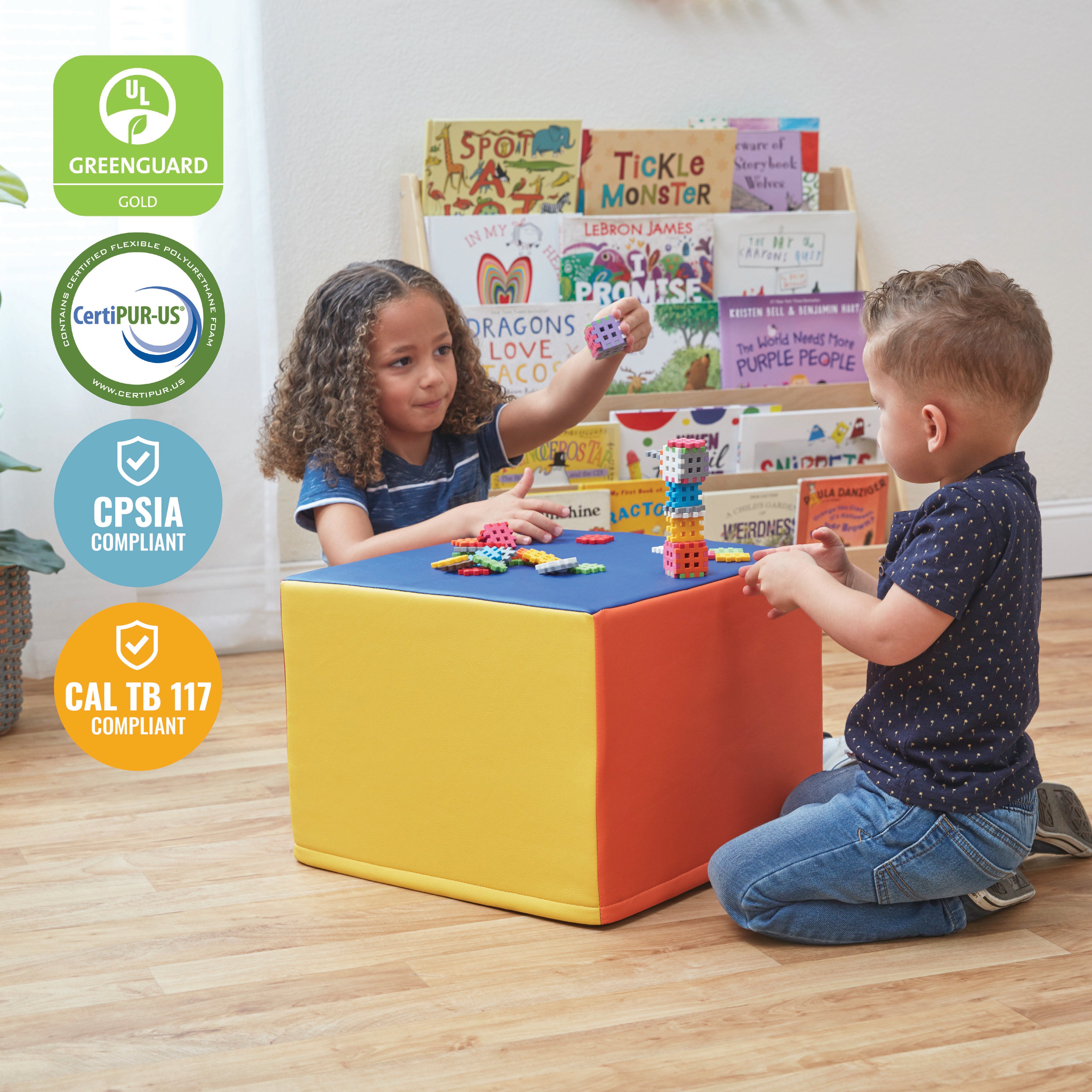 Cozy Cube with Handle Seating Set, 5-Piece