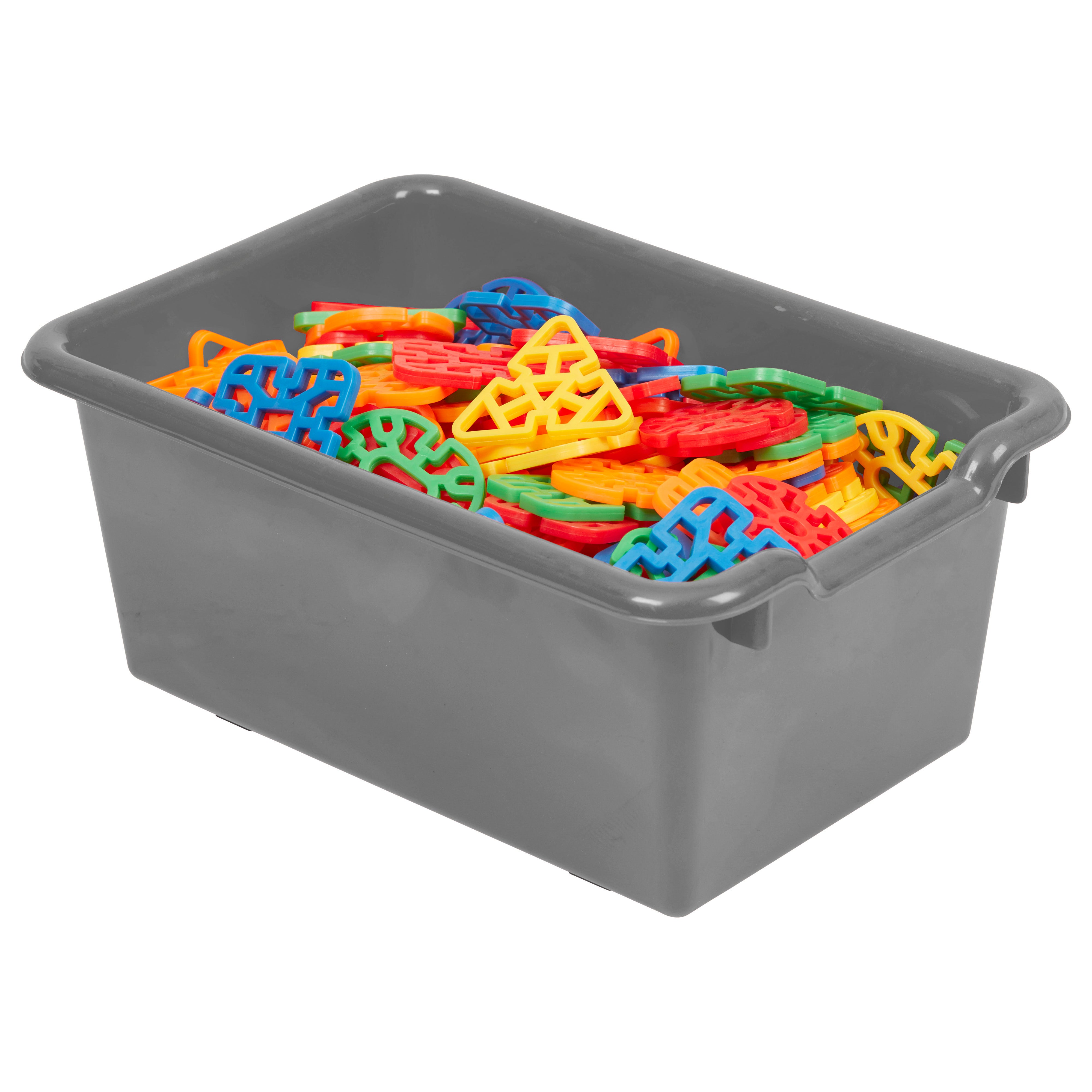 Scoop Front Storage Bins, Multipurpose Organization, 15-Pack