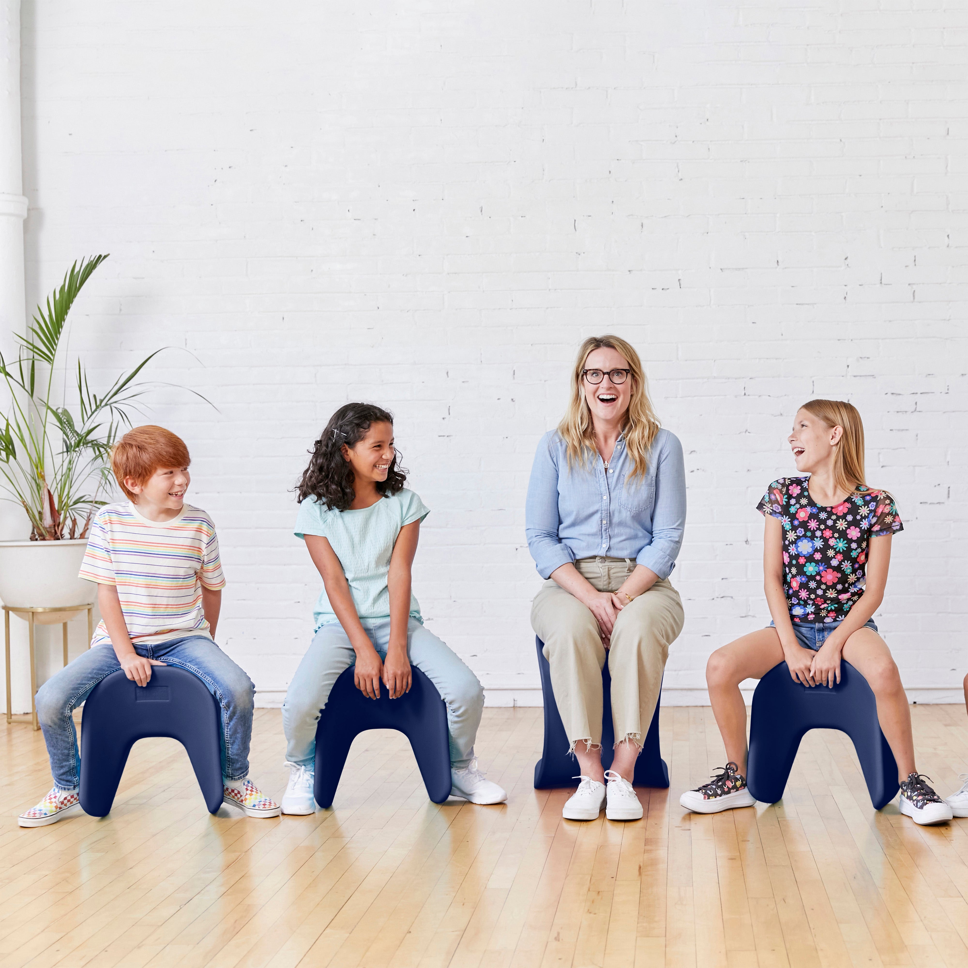 Wave Seat, 14in - 15.1in Seat Height, 2-Pack