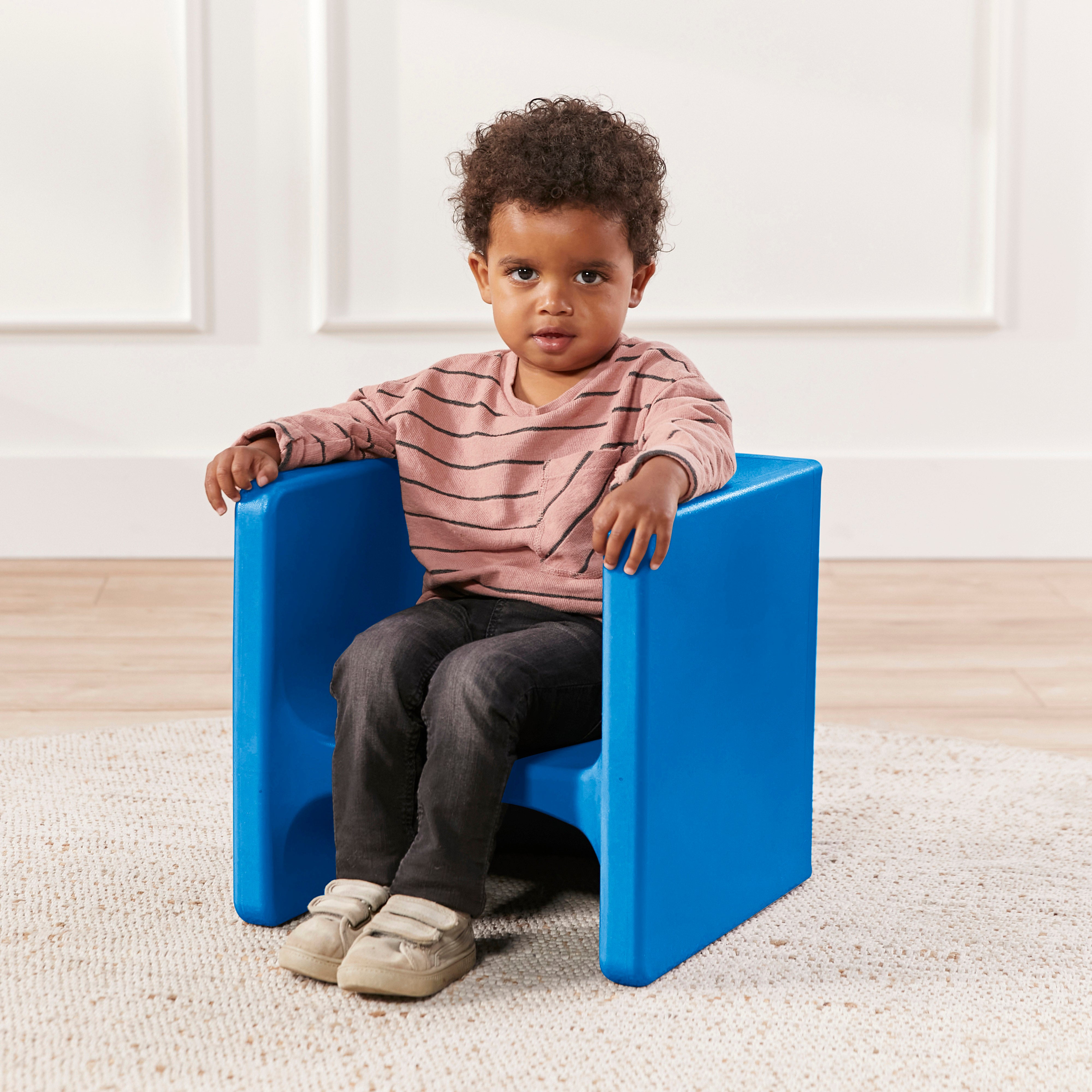 Tri-Me Table and Cube Chair Set, 3-Piece