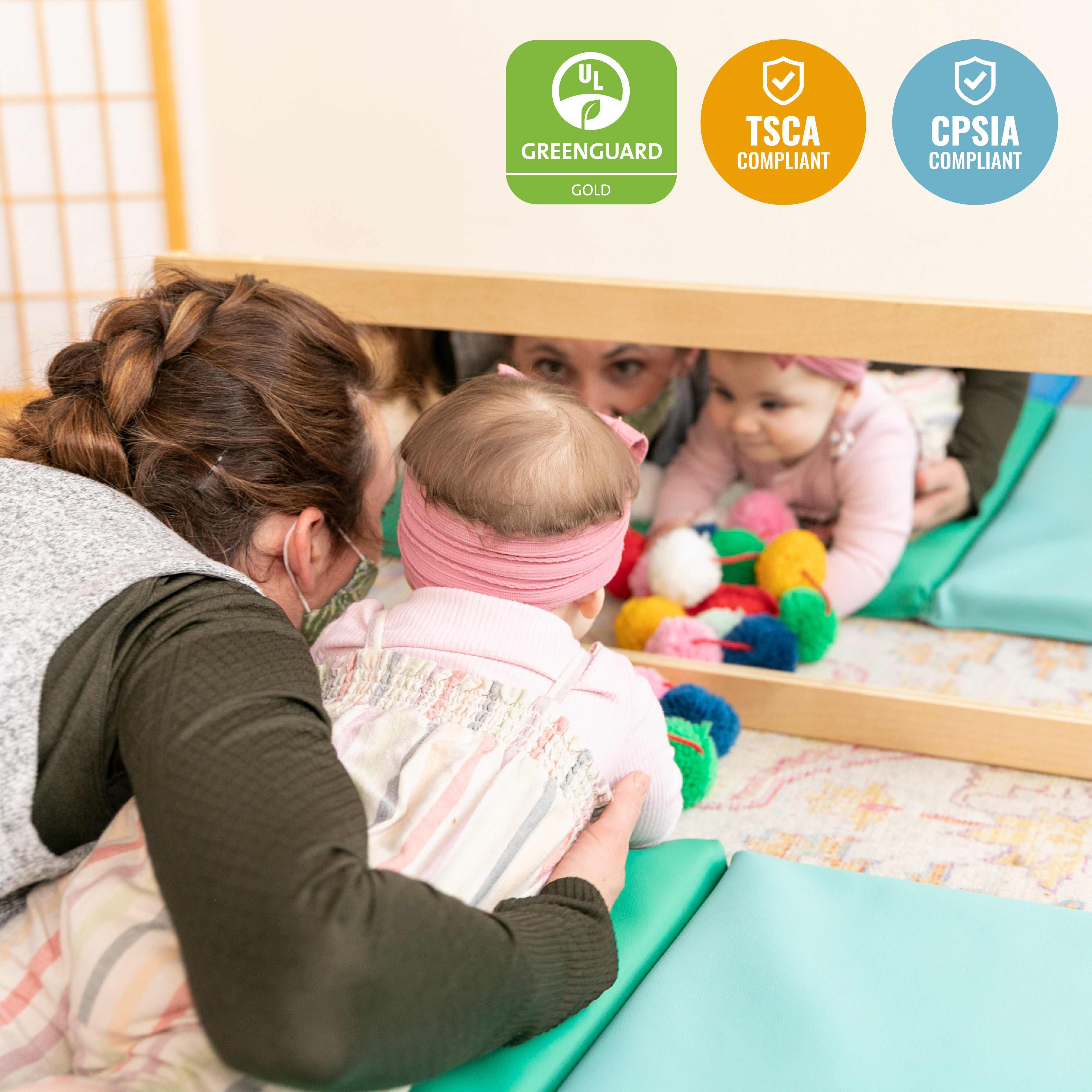 Wooden Single-Sided Bi-Directional Mirror