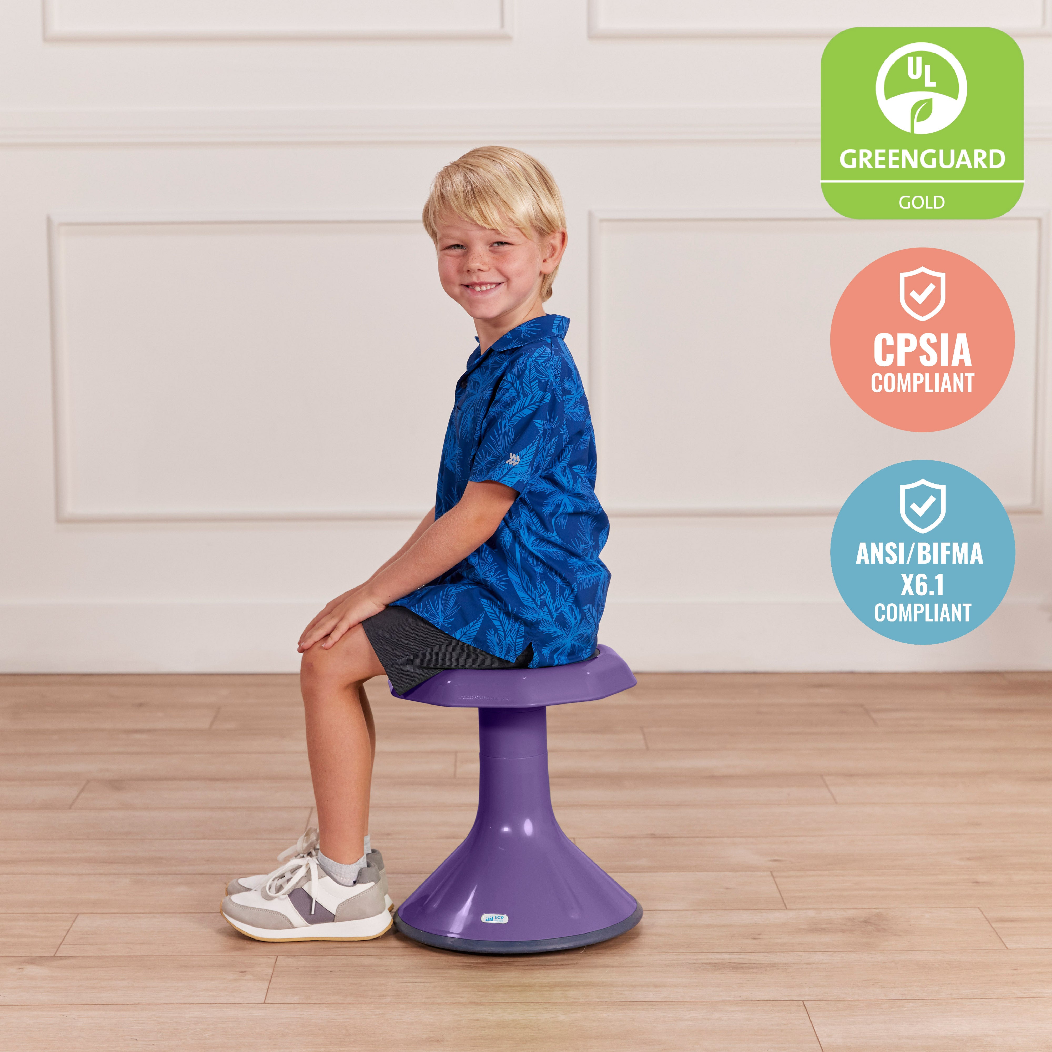 ACE Active Core Engagement Wobble Stool, 15-Inch Seat Height