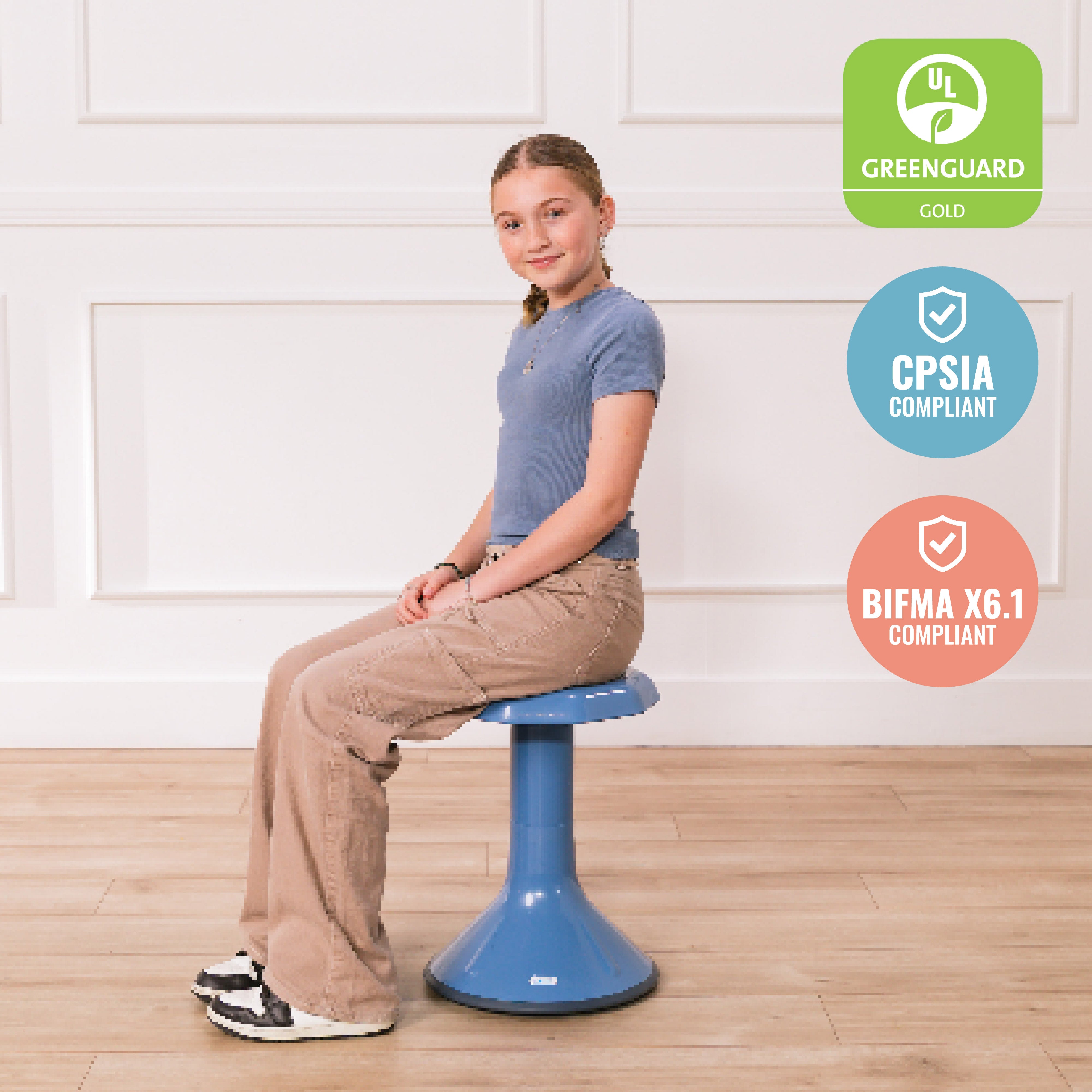 ACE Active Core Engagement Wobble Stool, 18-Inch Seat Height