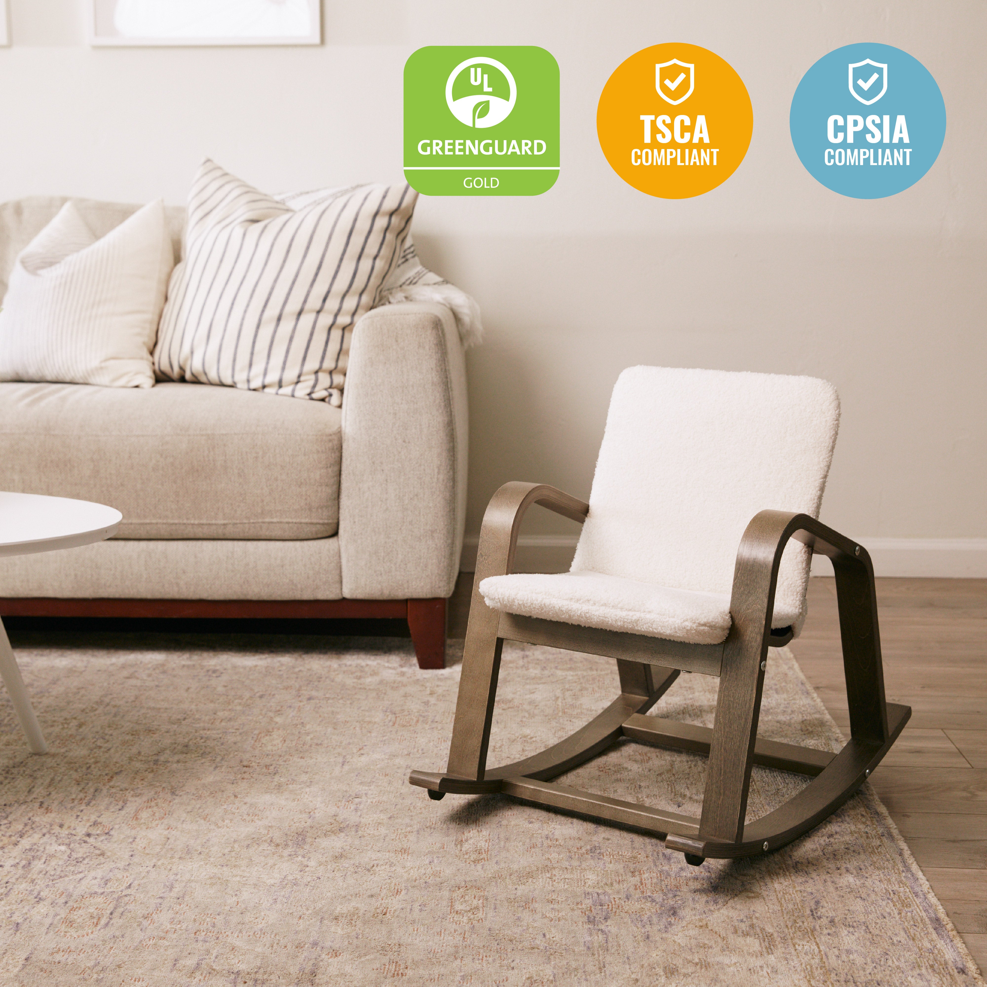 Bentwood Rocking Chair with Cushion