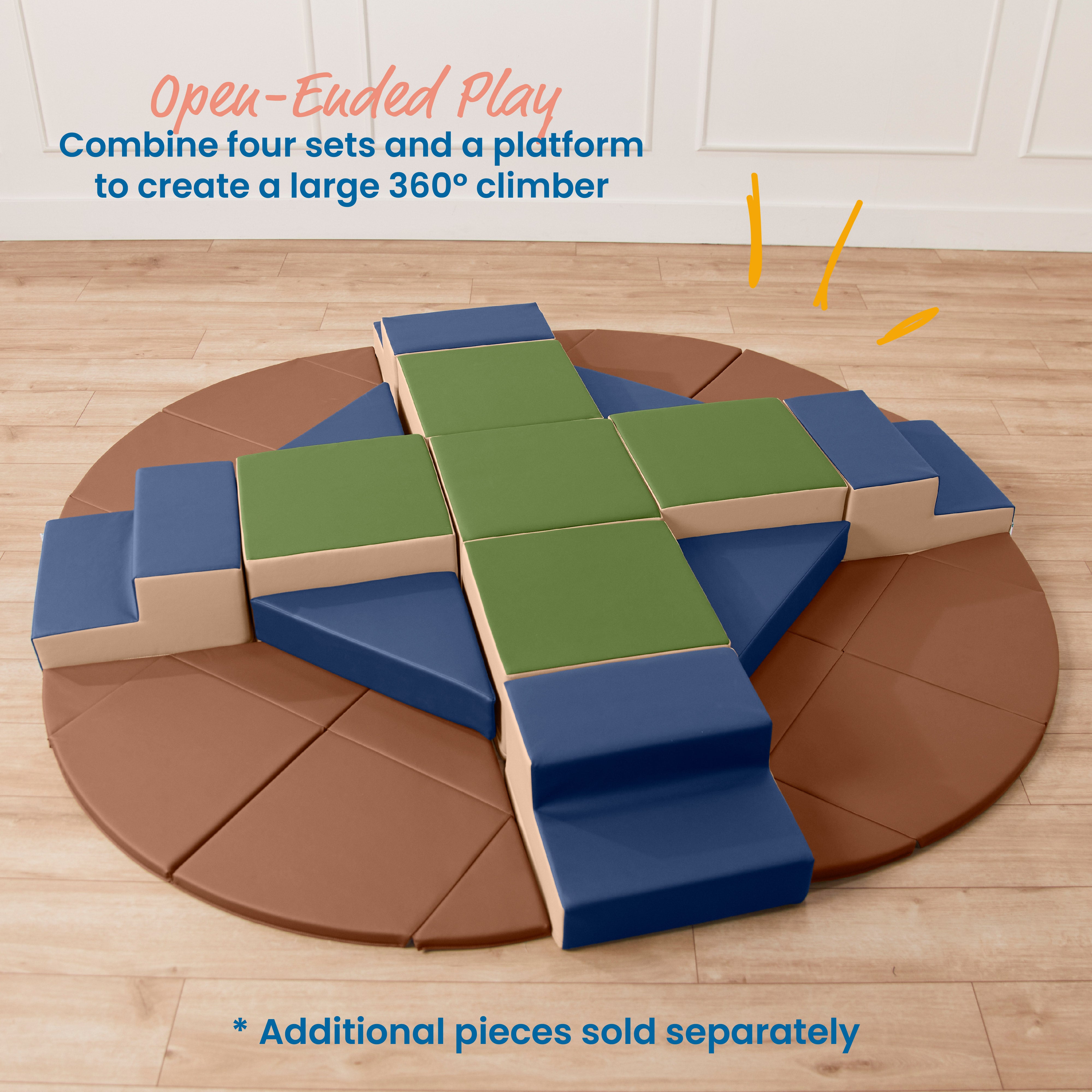 Junior Adventurer's Summit Step Corner Climber, 4-Piece