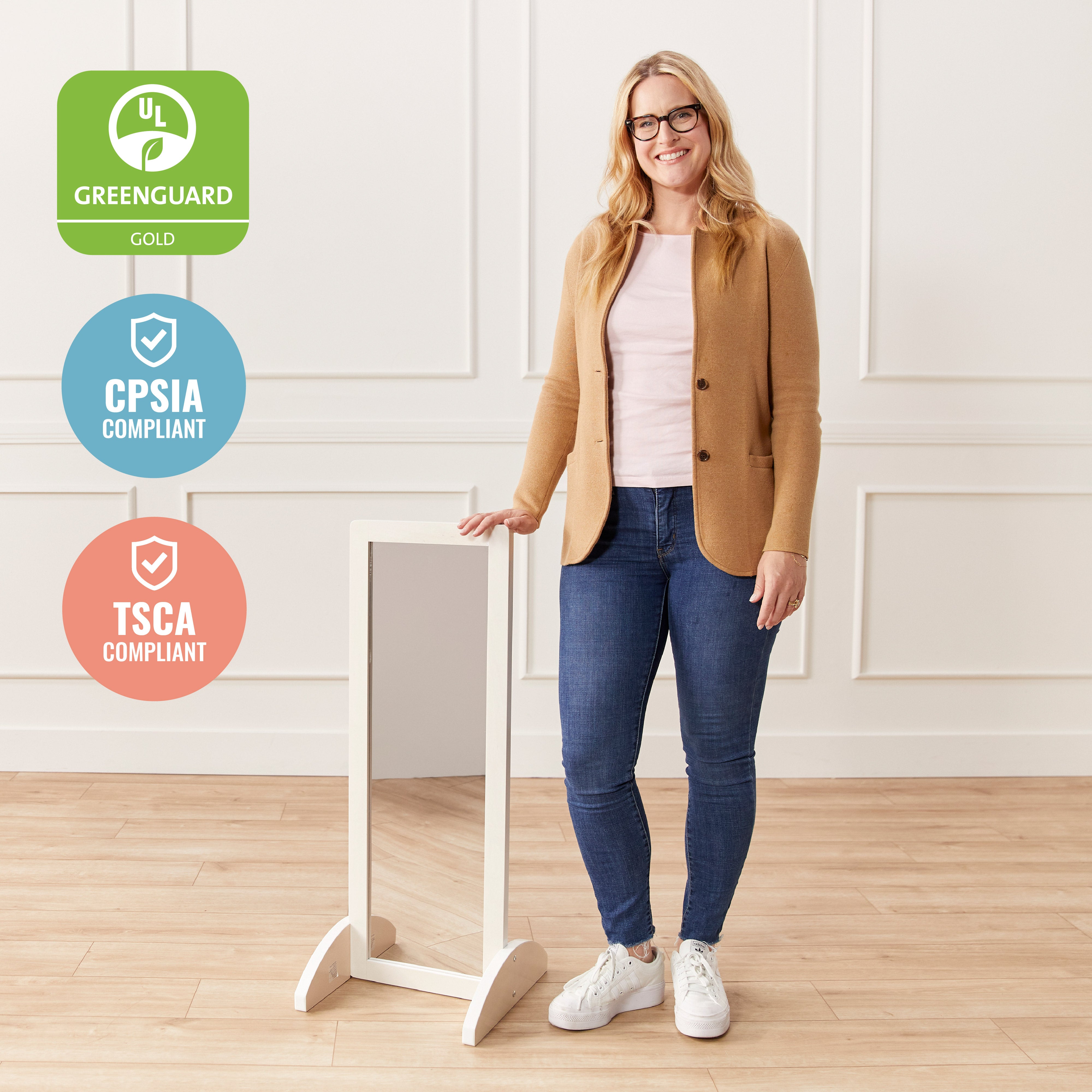 Toddler Single-Sided Bi-Directional Mirror