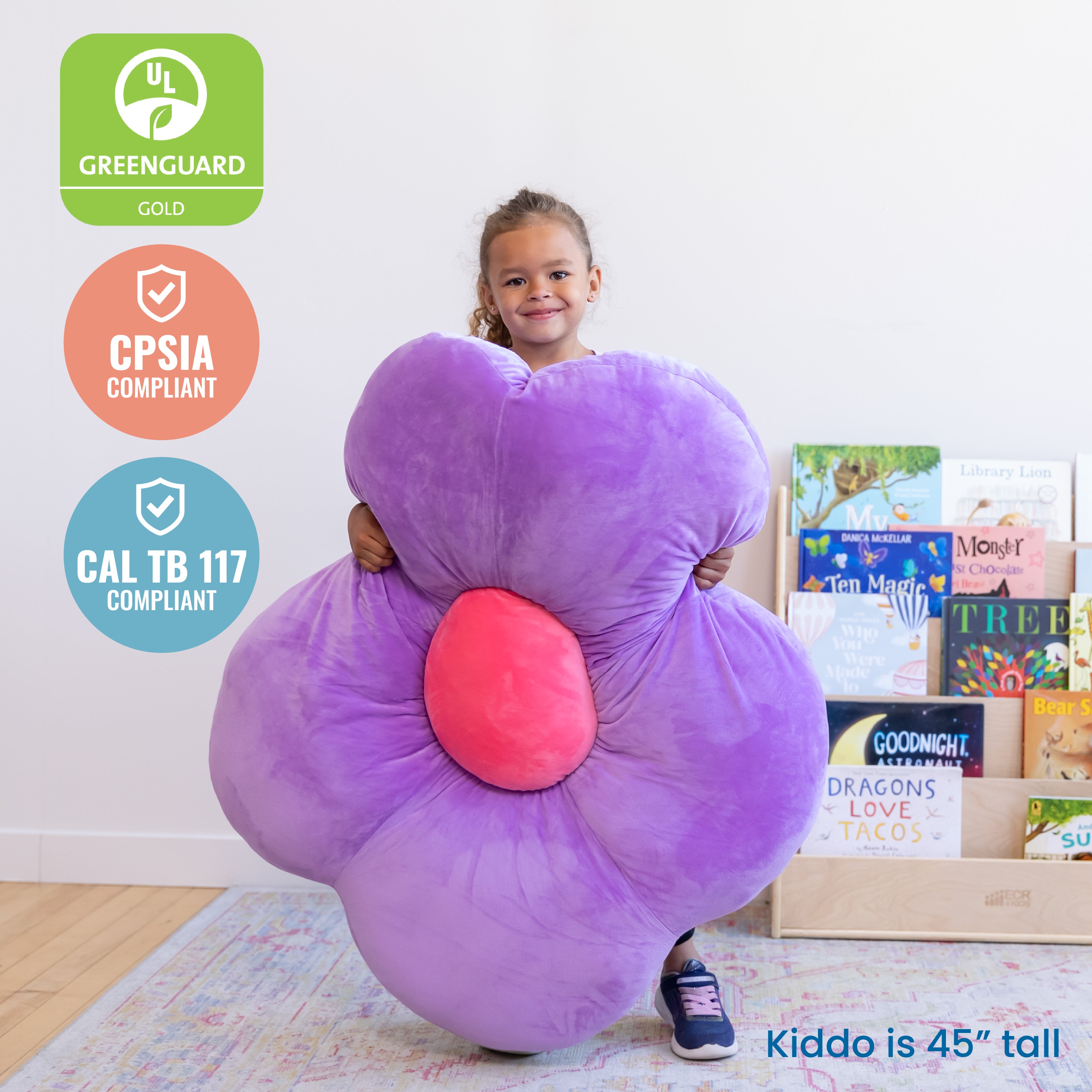 SoftZone Flower Floor Pillow