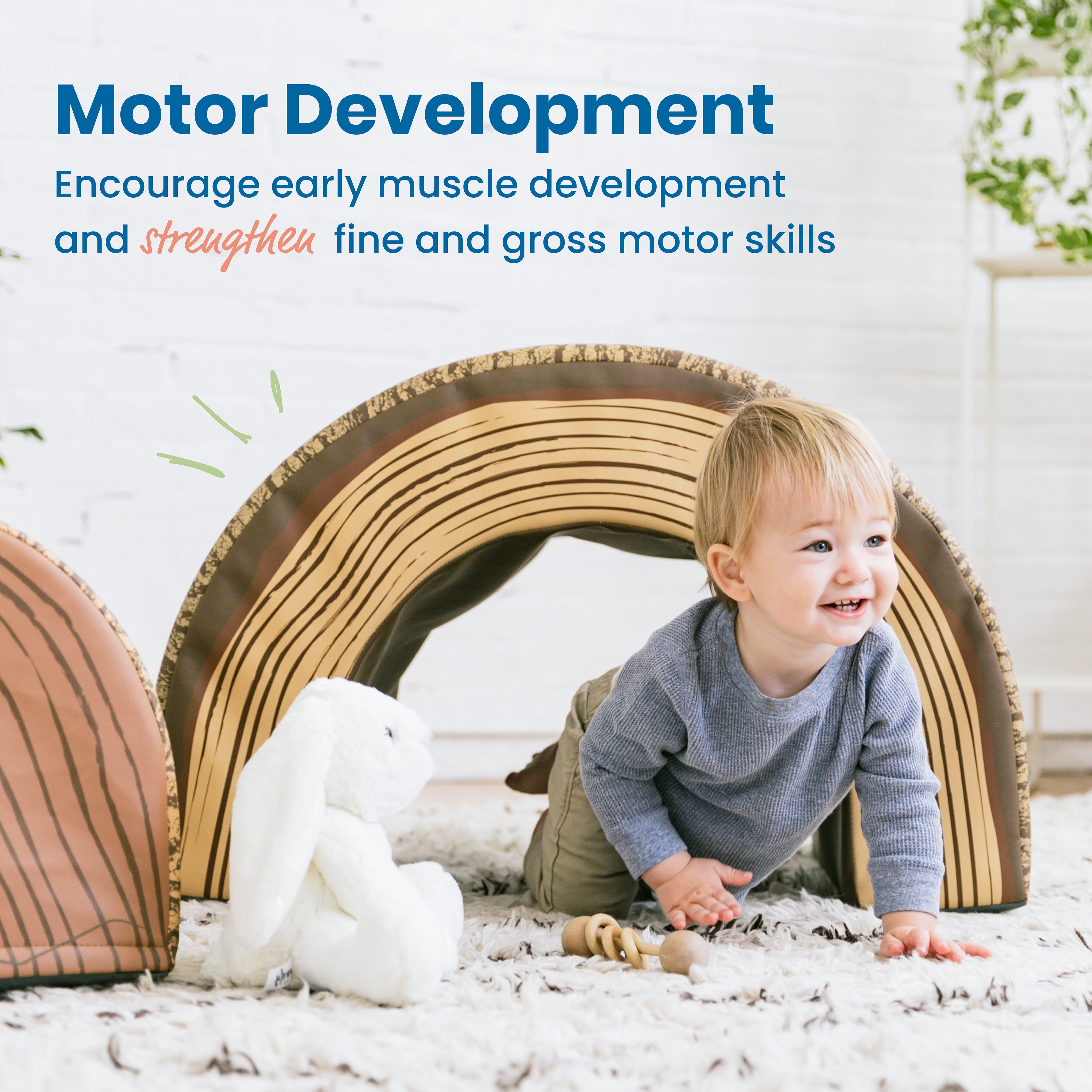 Tree Tunnel and Climber, Toddler Playset
