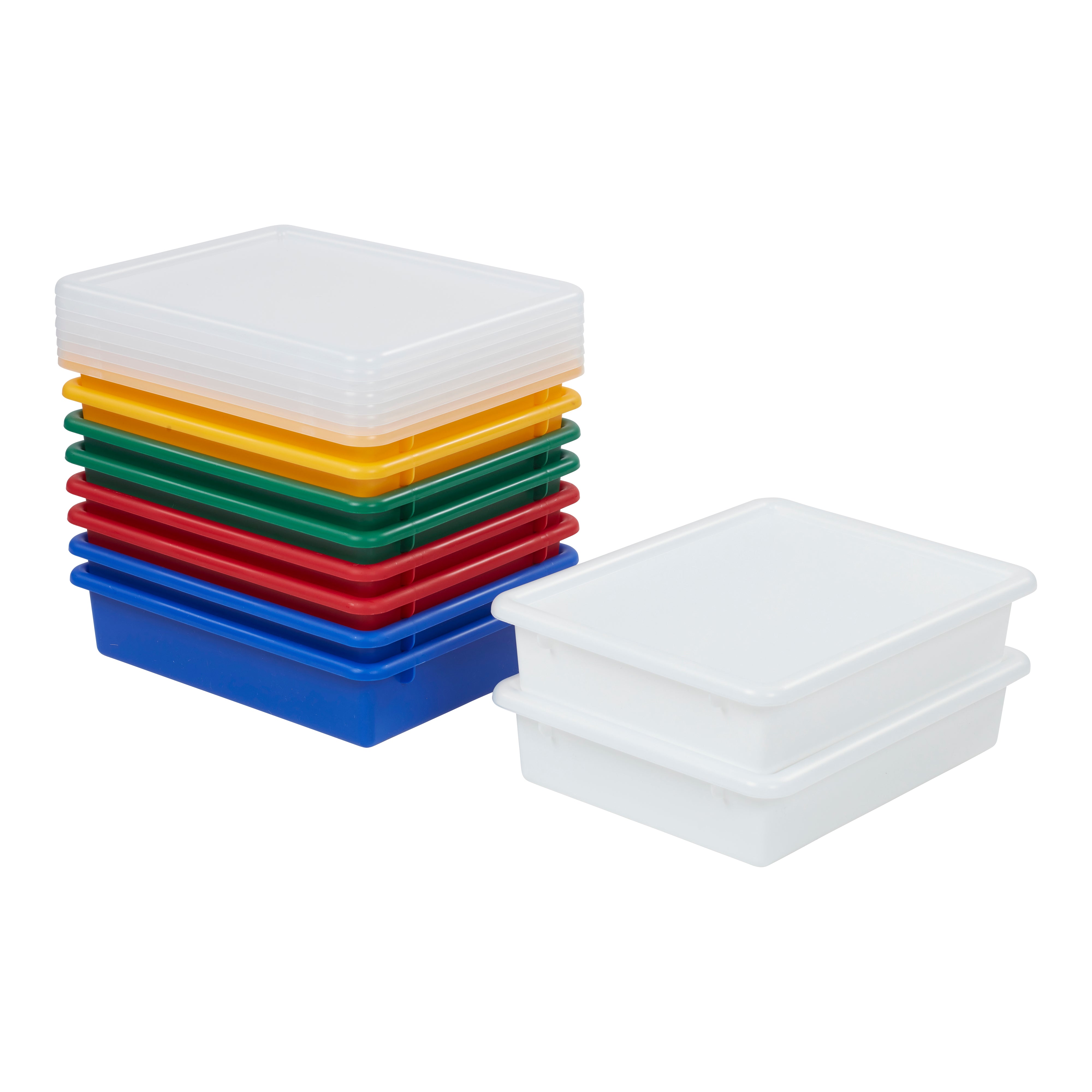 Letter Size Tray with Lid, 10-Piece
