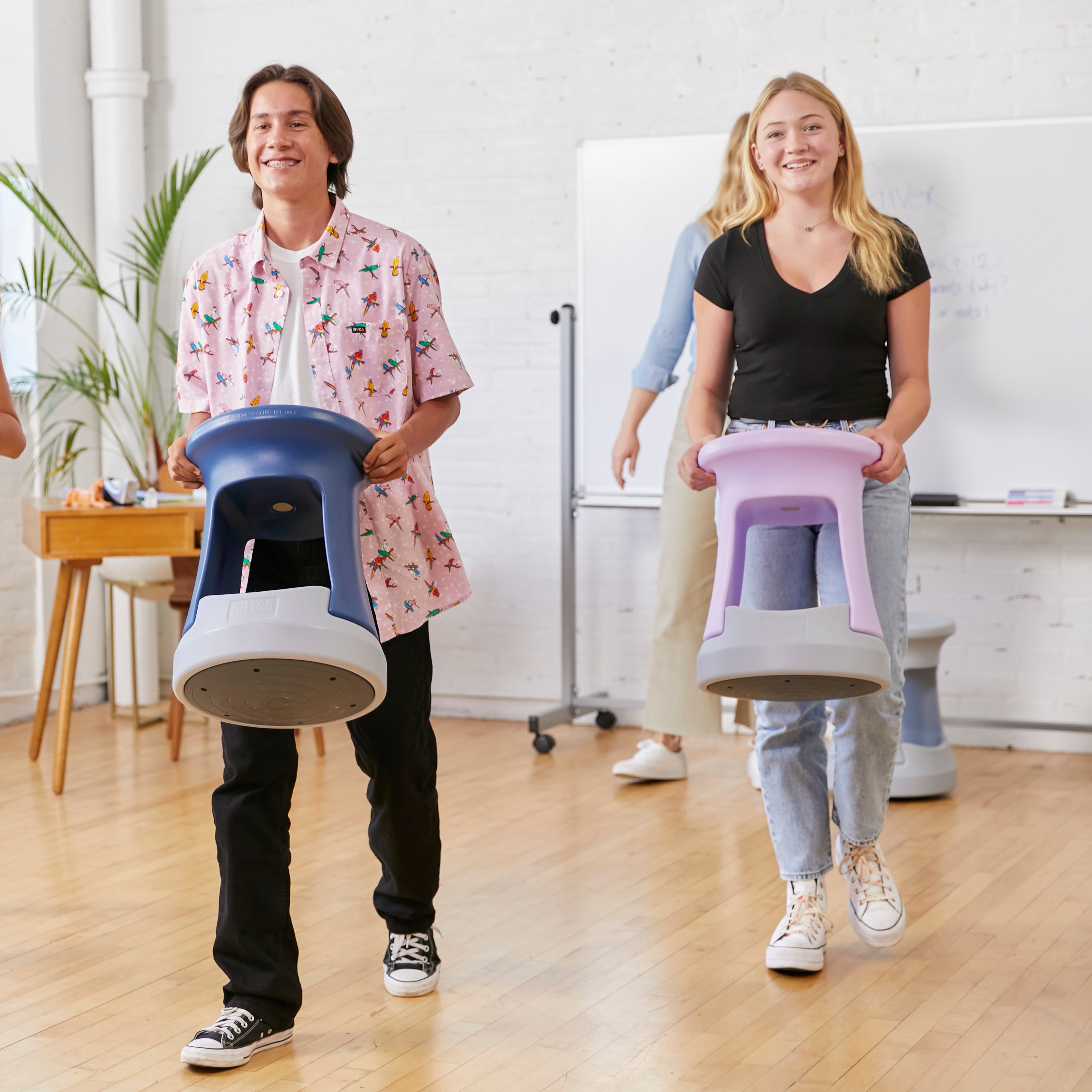 Storage Wobble Stool, 18in Seat Height