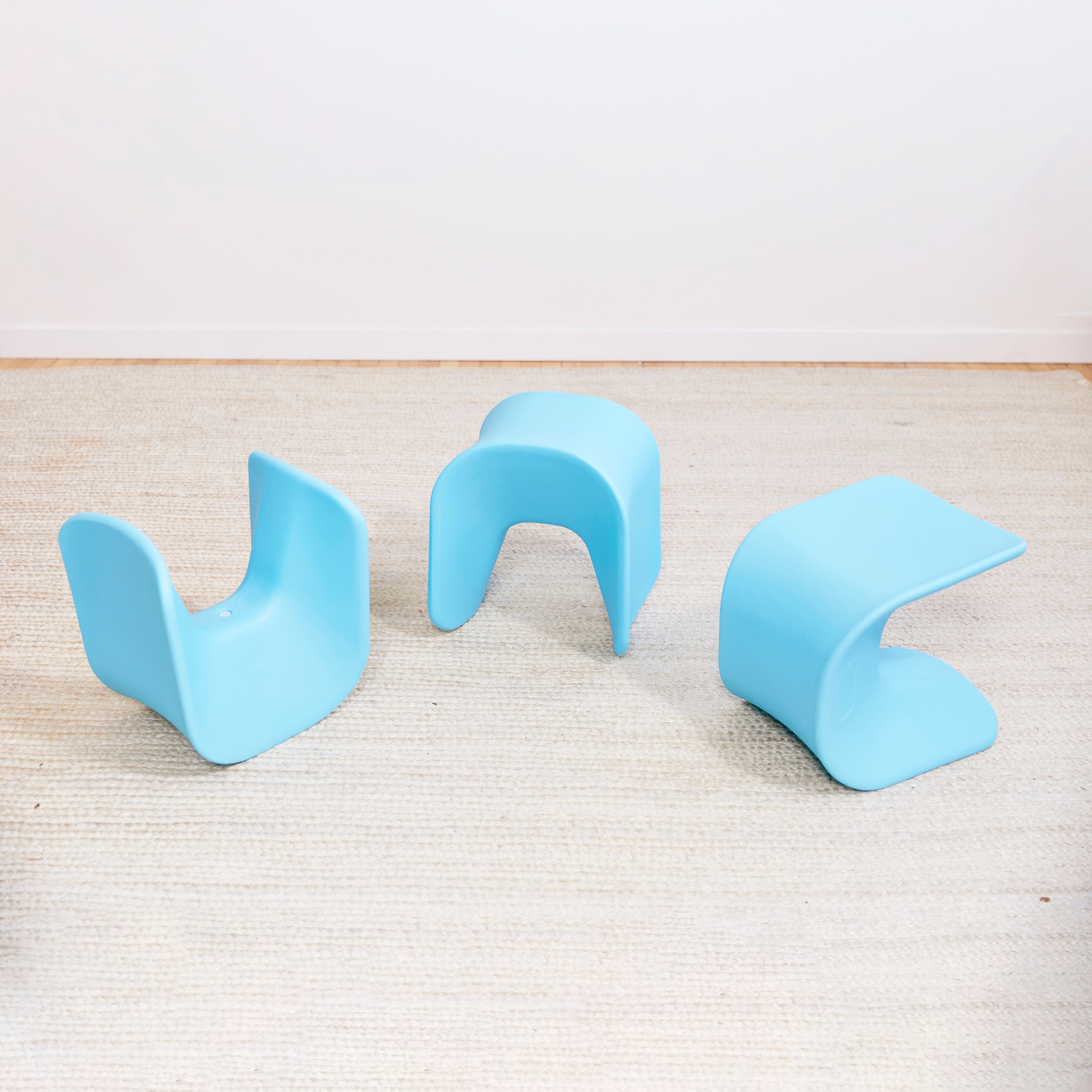 Wave Seat, 14in - 15.1in Seat Height, 2-Pack