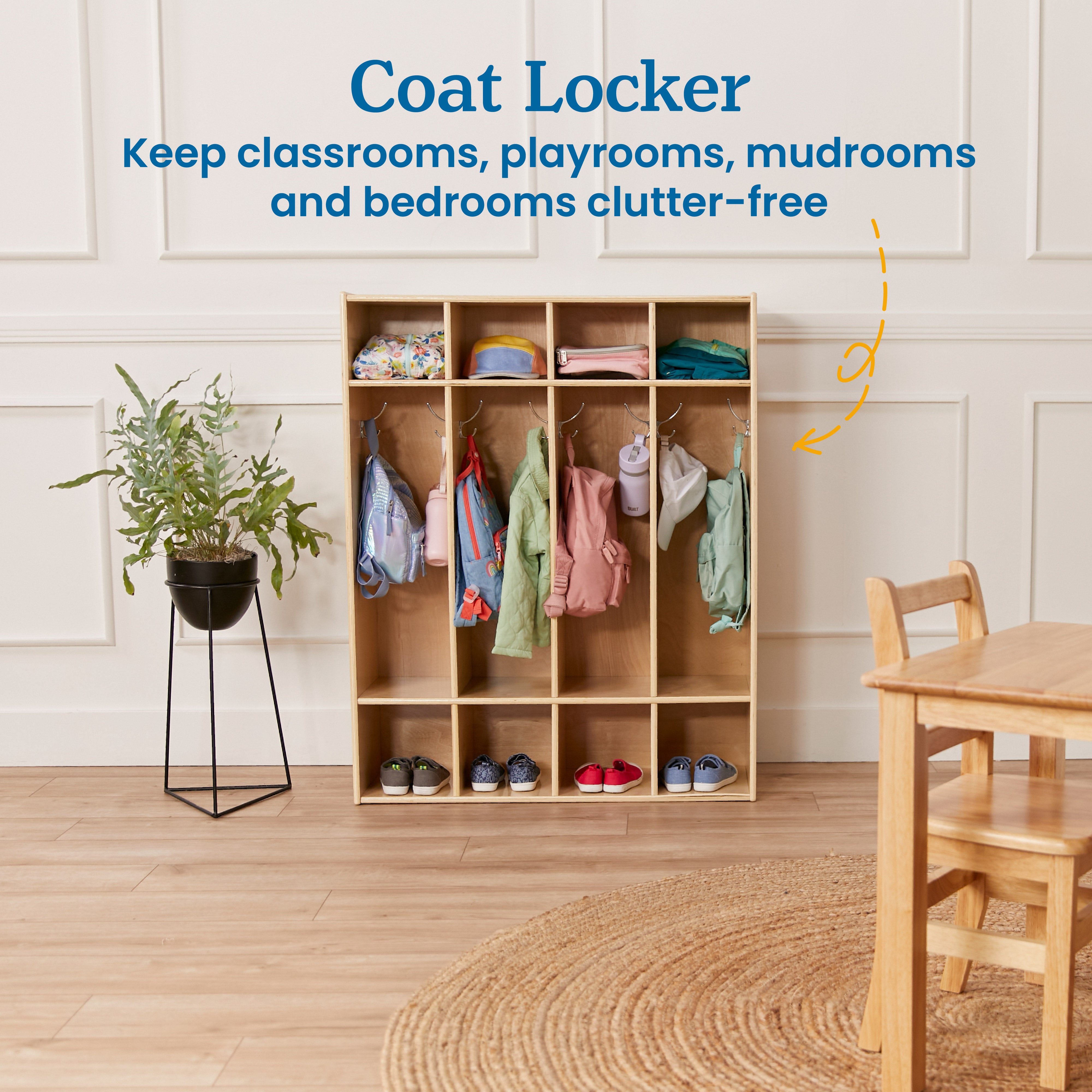Streamline 4-Section Coat Locker