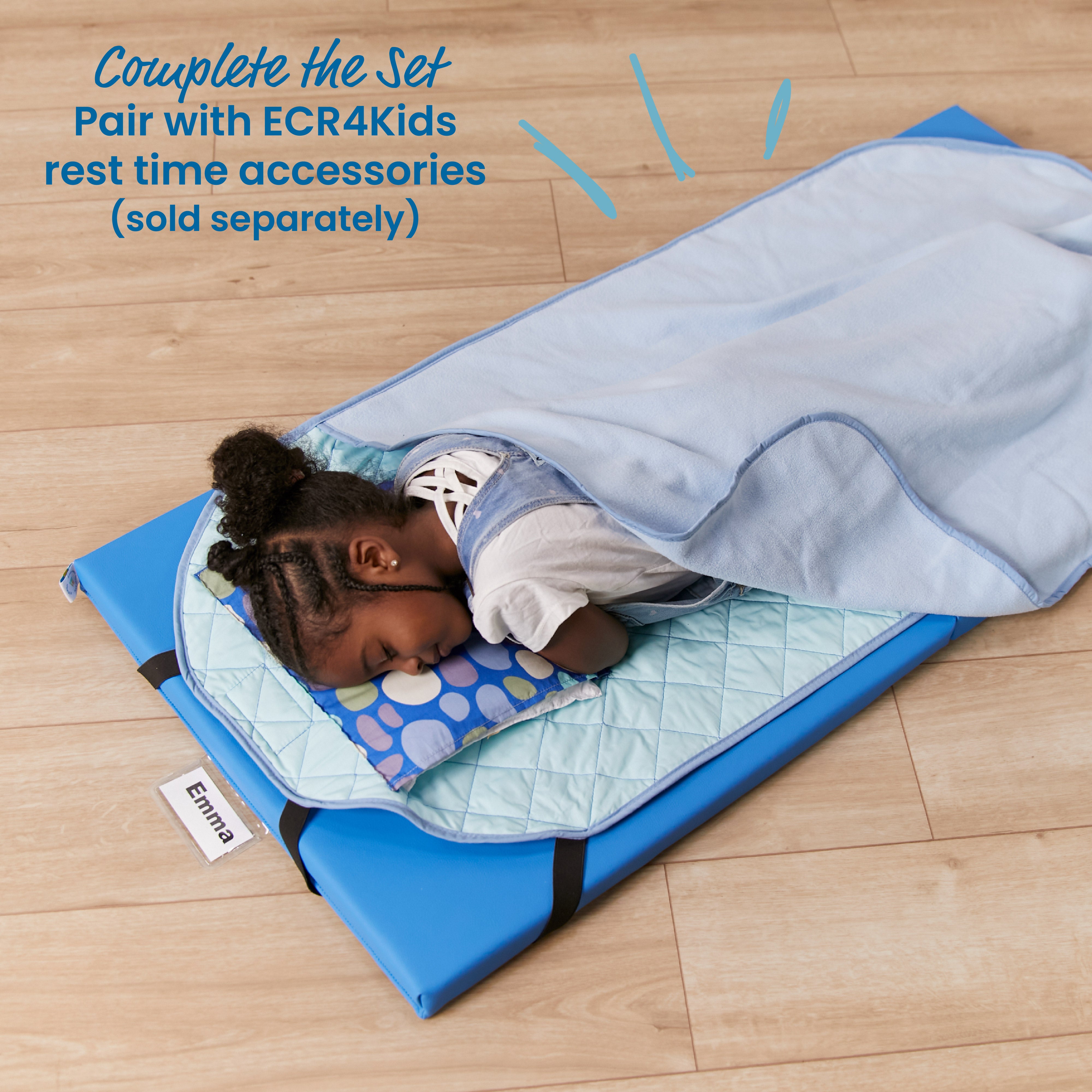 Folding Rainbow Rest Mats, 5-Piece