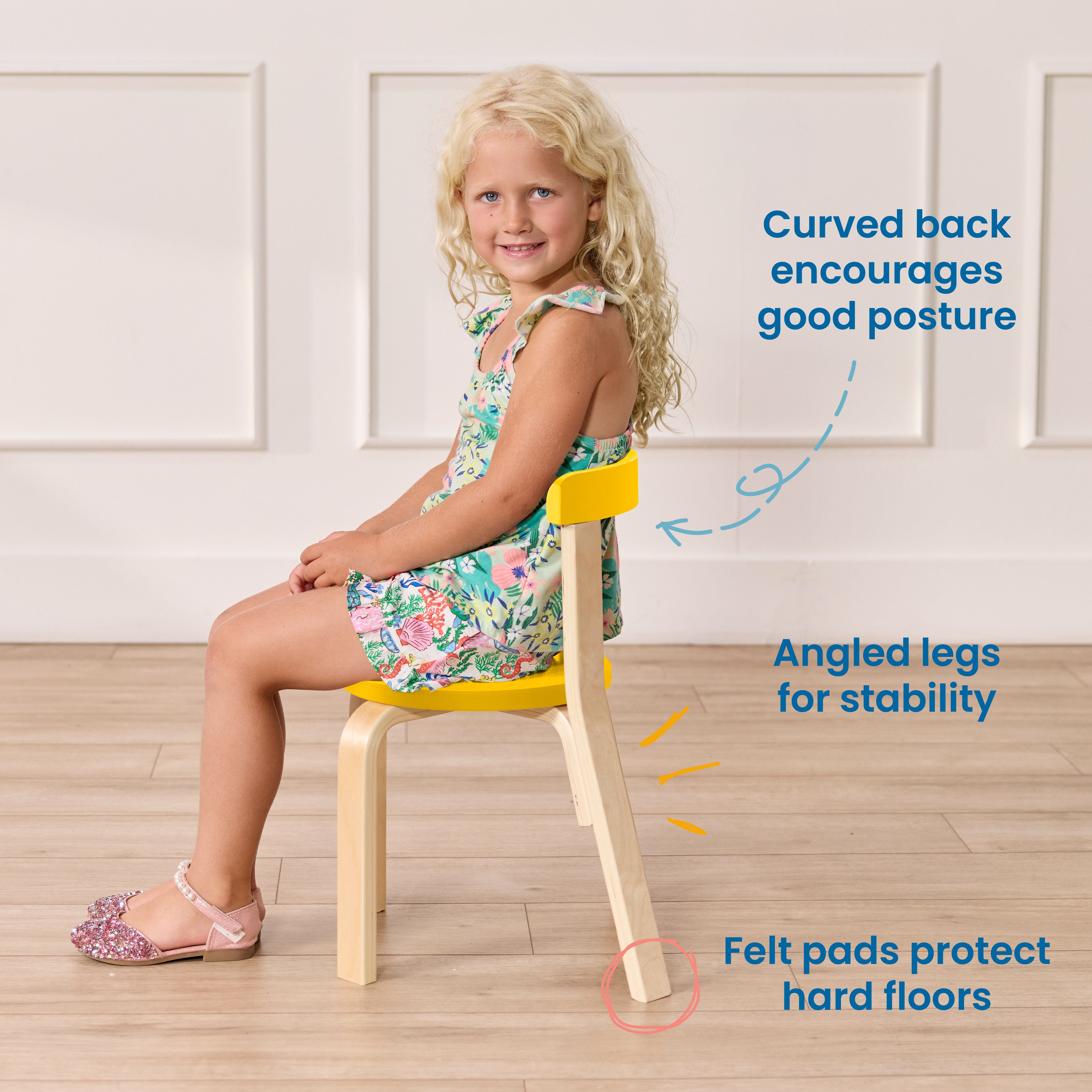 Bentwood Table and Curved Back Chair Set, 5-Piece