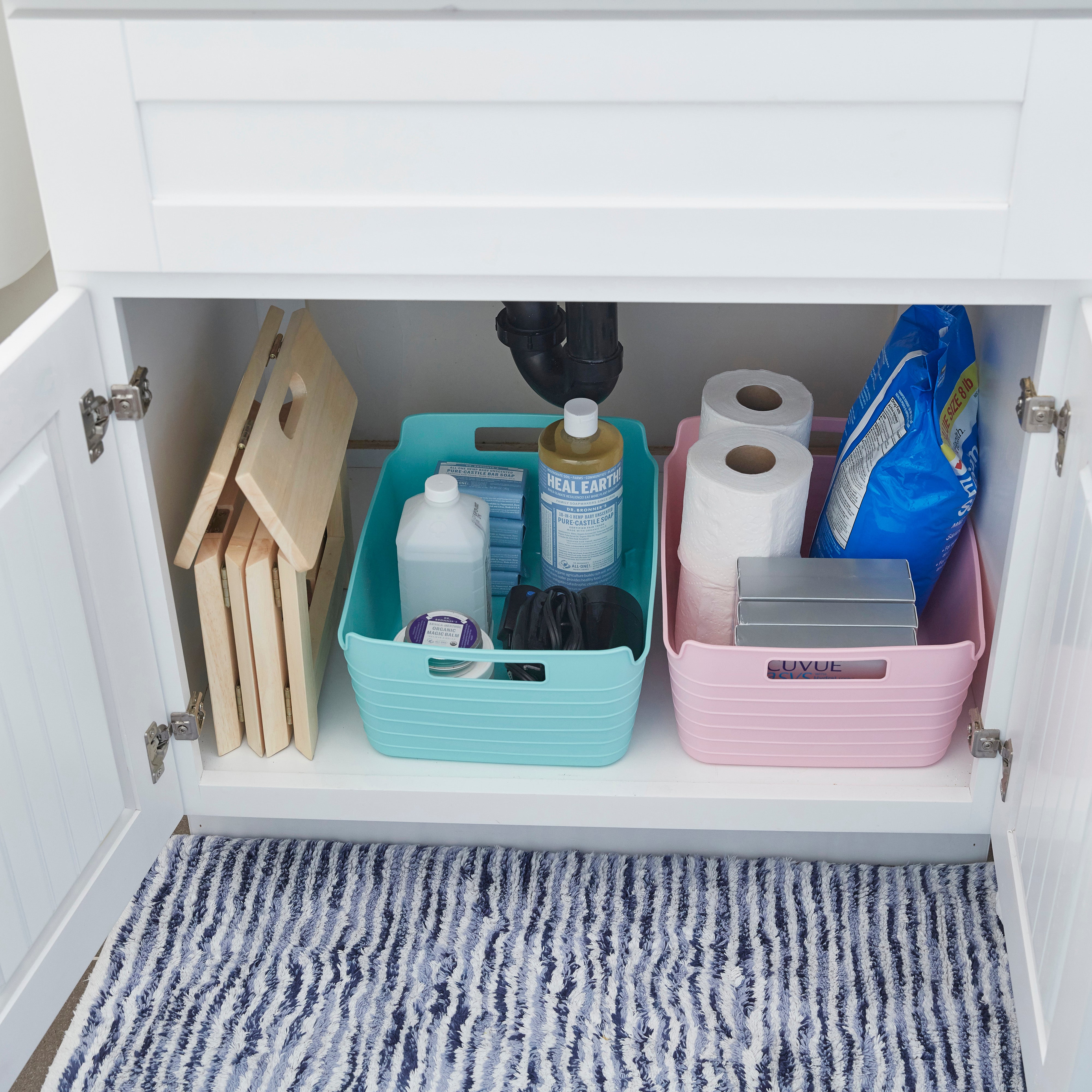 Bendi-Bins with Handles, 14.6in x 11.4in, 6-Piece