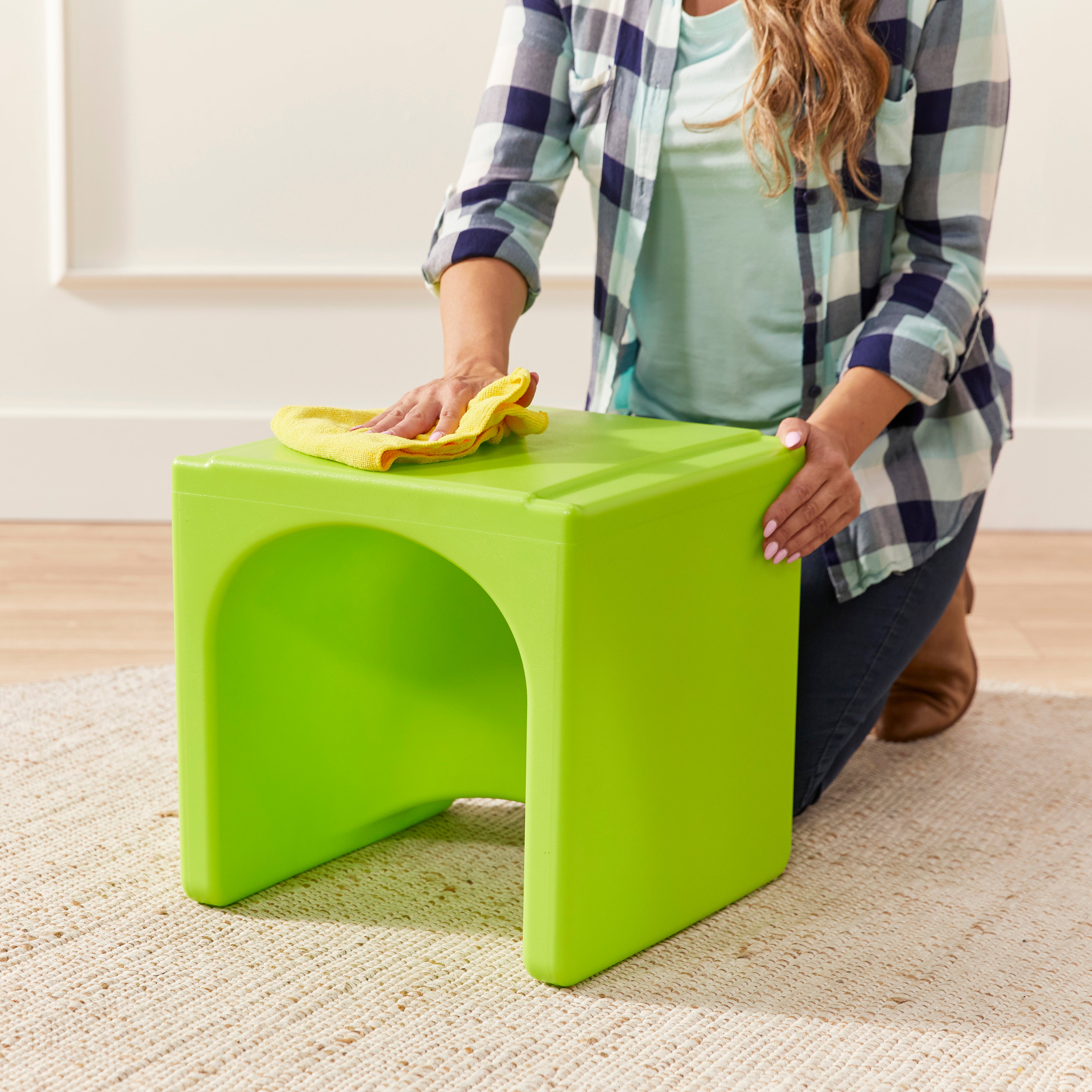 Tri-Me Table and Cube Chair Set, 3-Piece