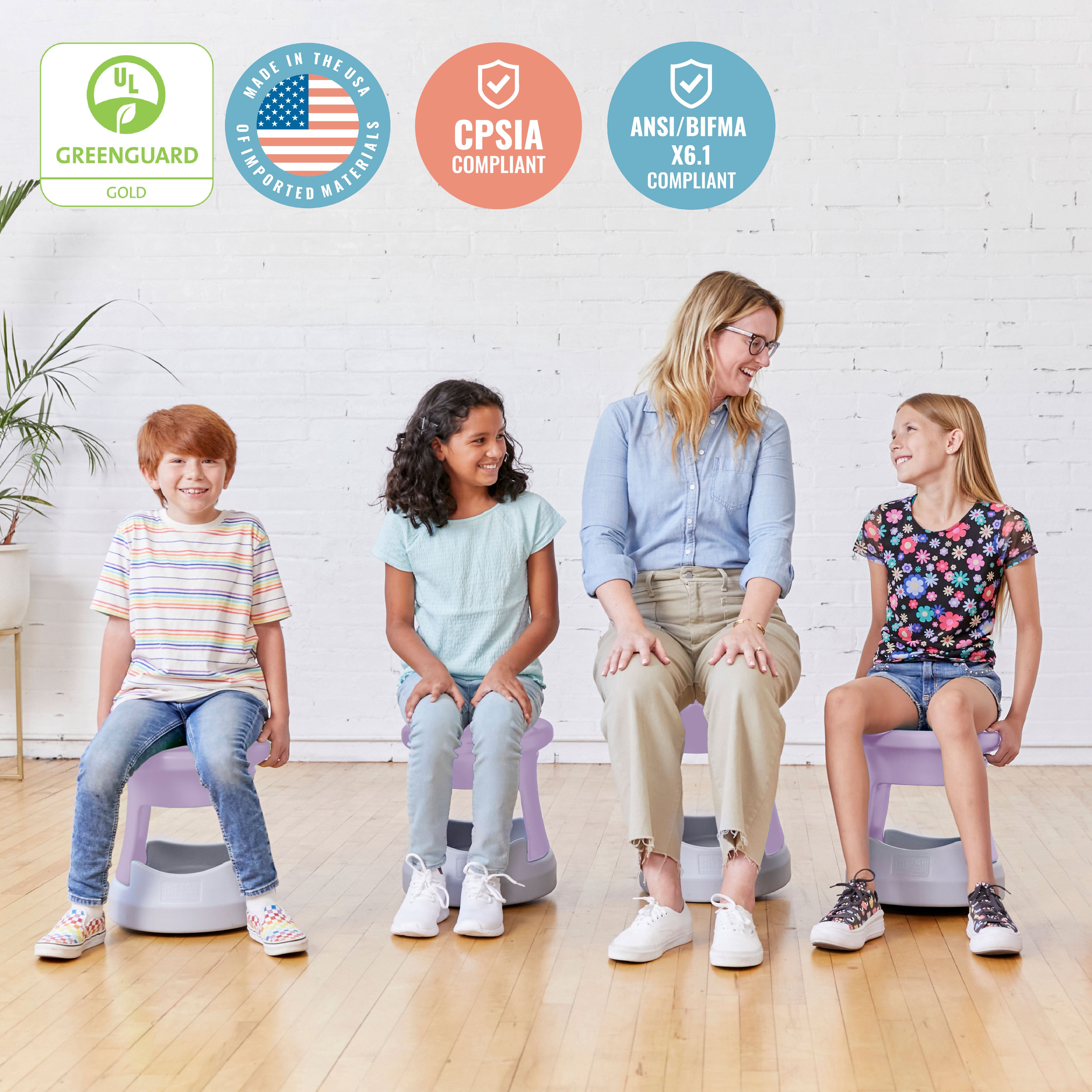 Storage Wobble Stool, 15in Seat Height