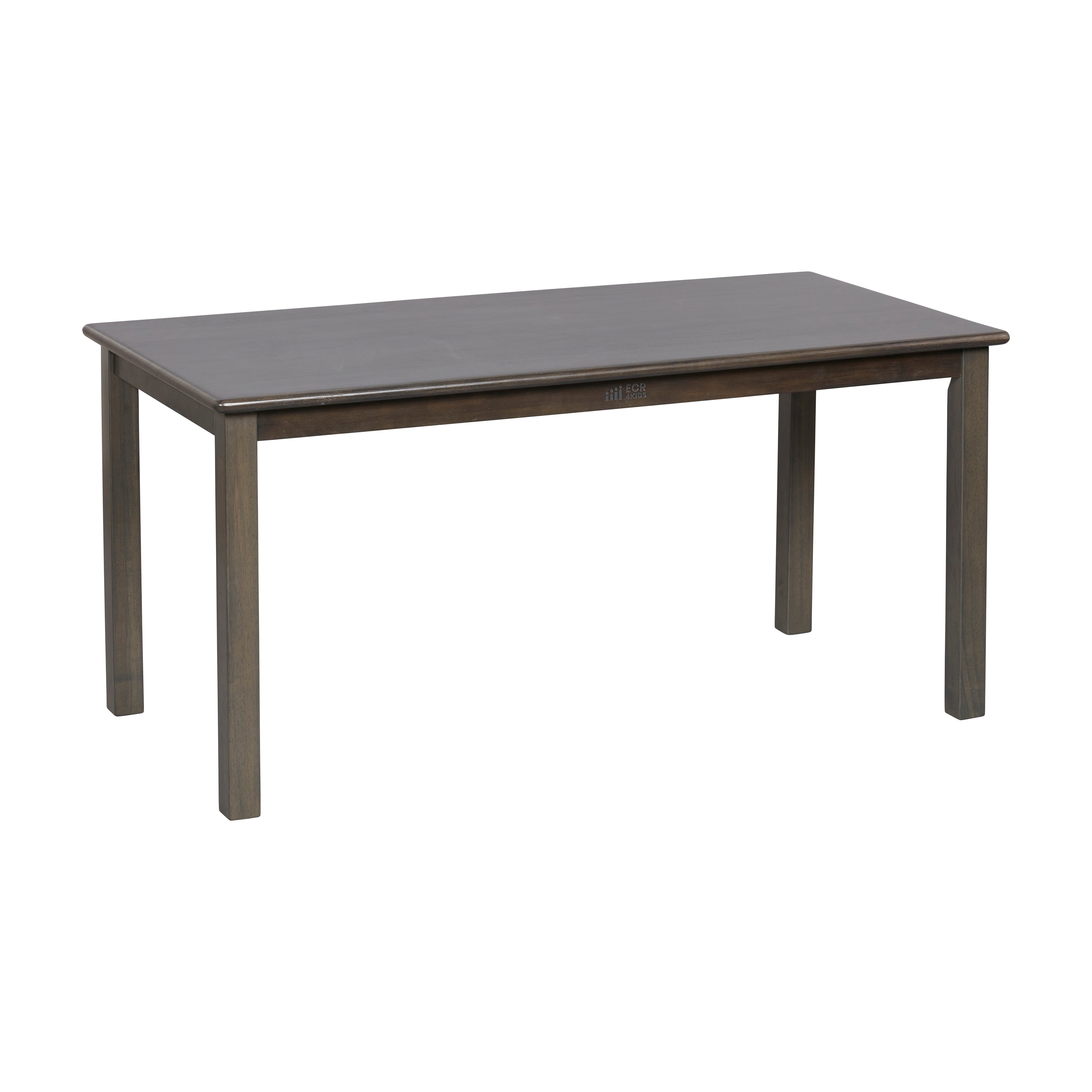 24in x 48in Rectangular Hardwood Table with 22in Legs