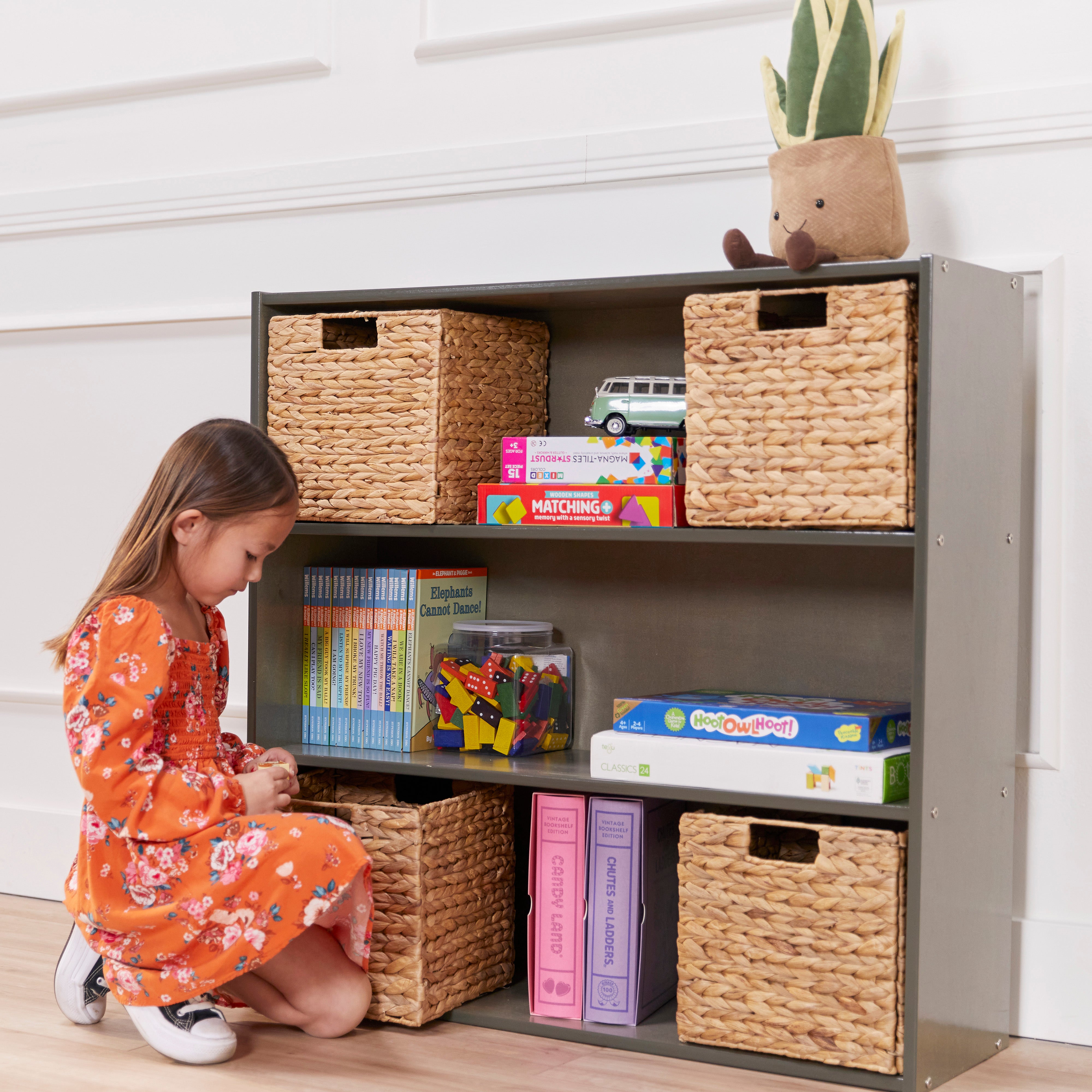 Streamline 3-Shelf Storage Cabinet, 36in