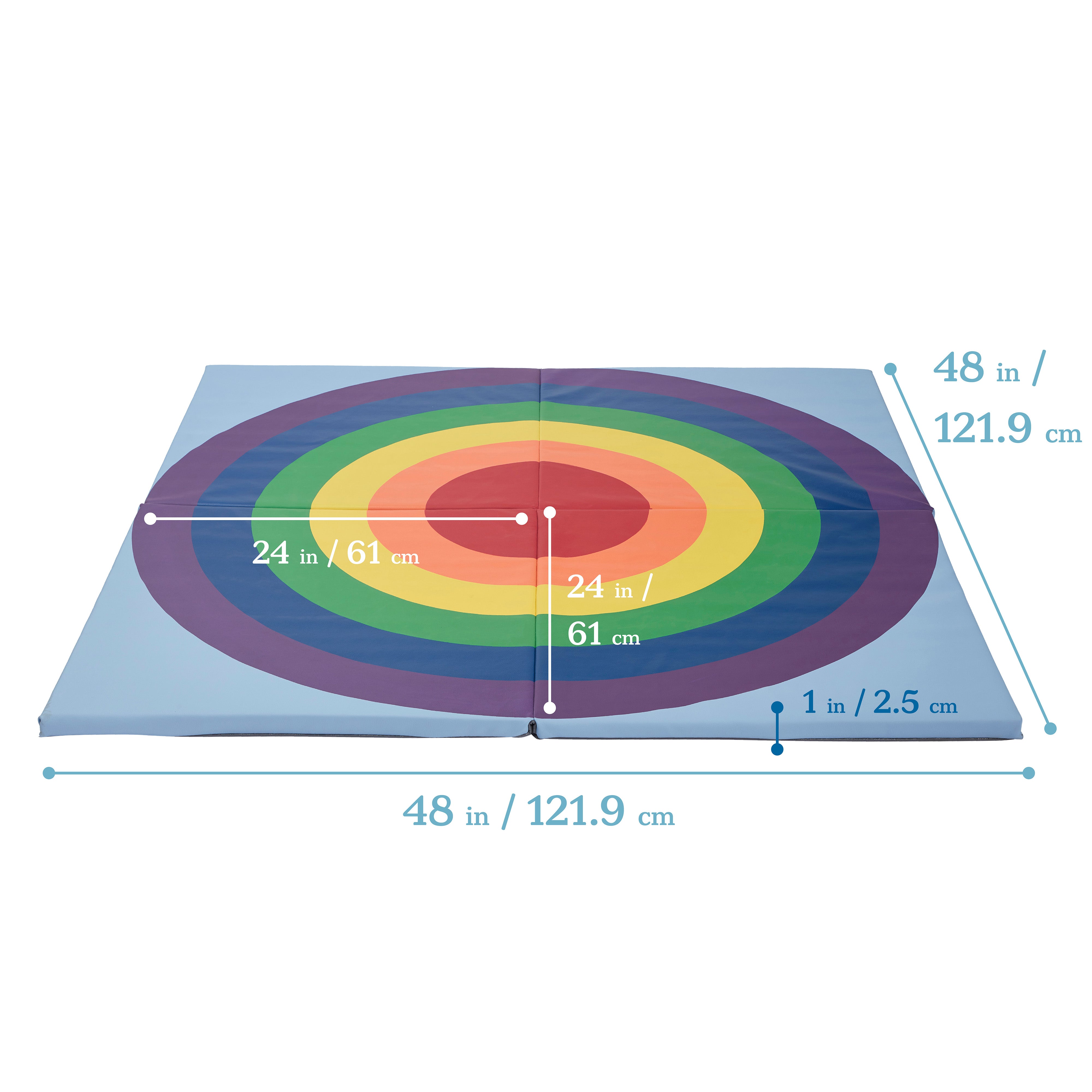 SoftZone Rainbow Activity Mat