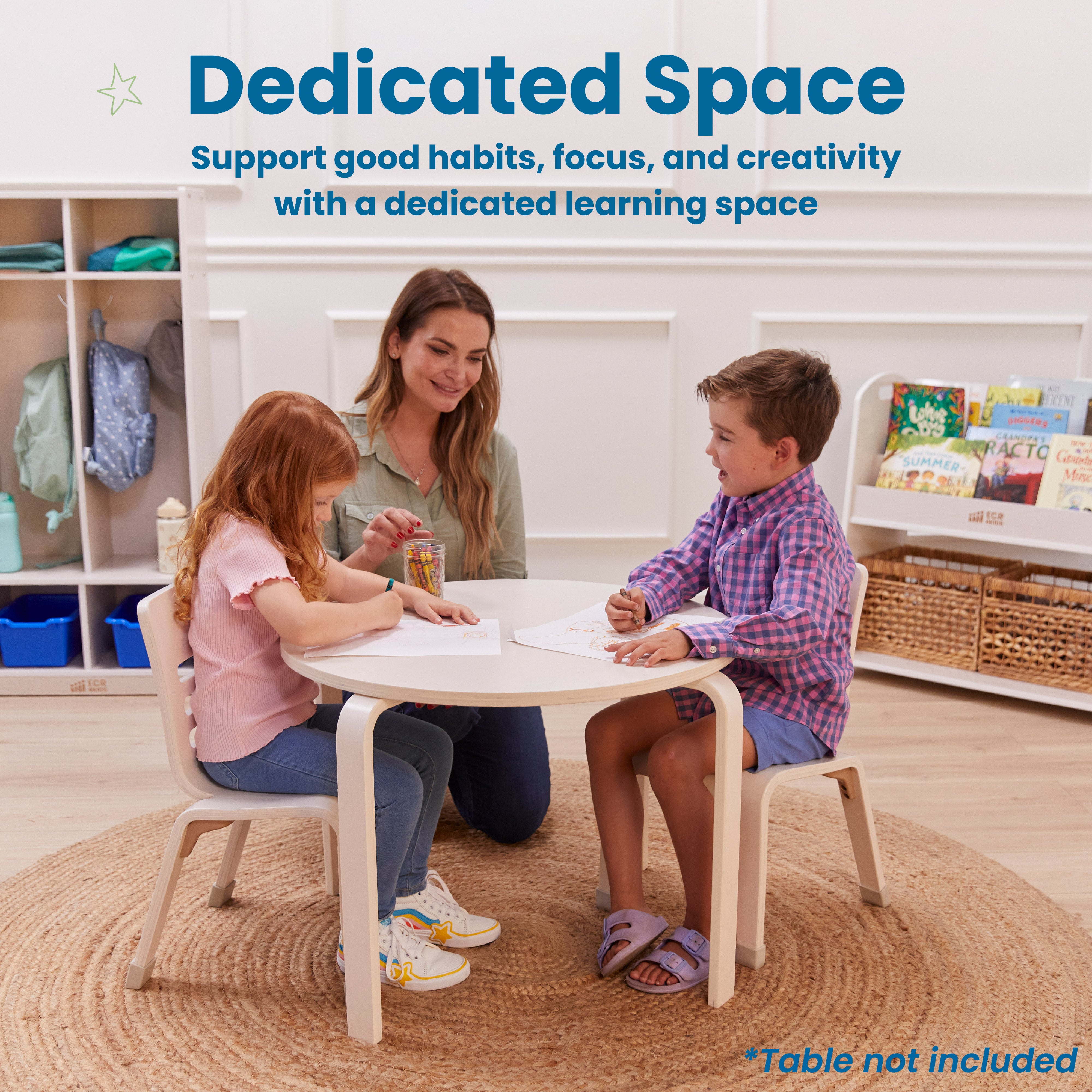 Bentwood Chair, 12in Seat Height, 2-Pack