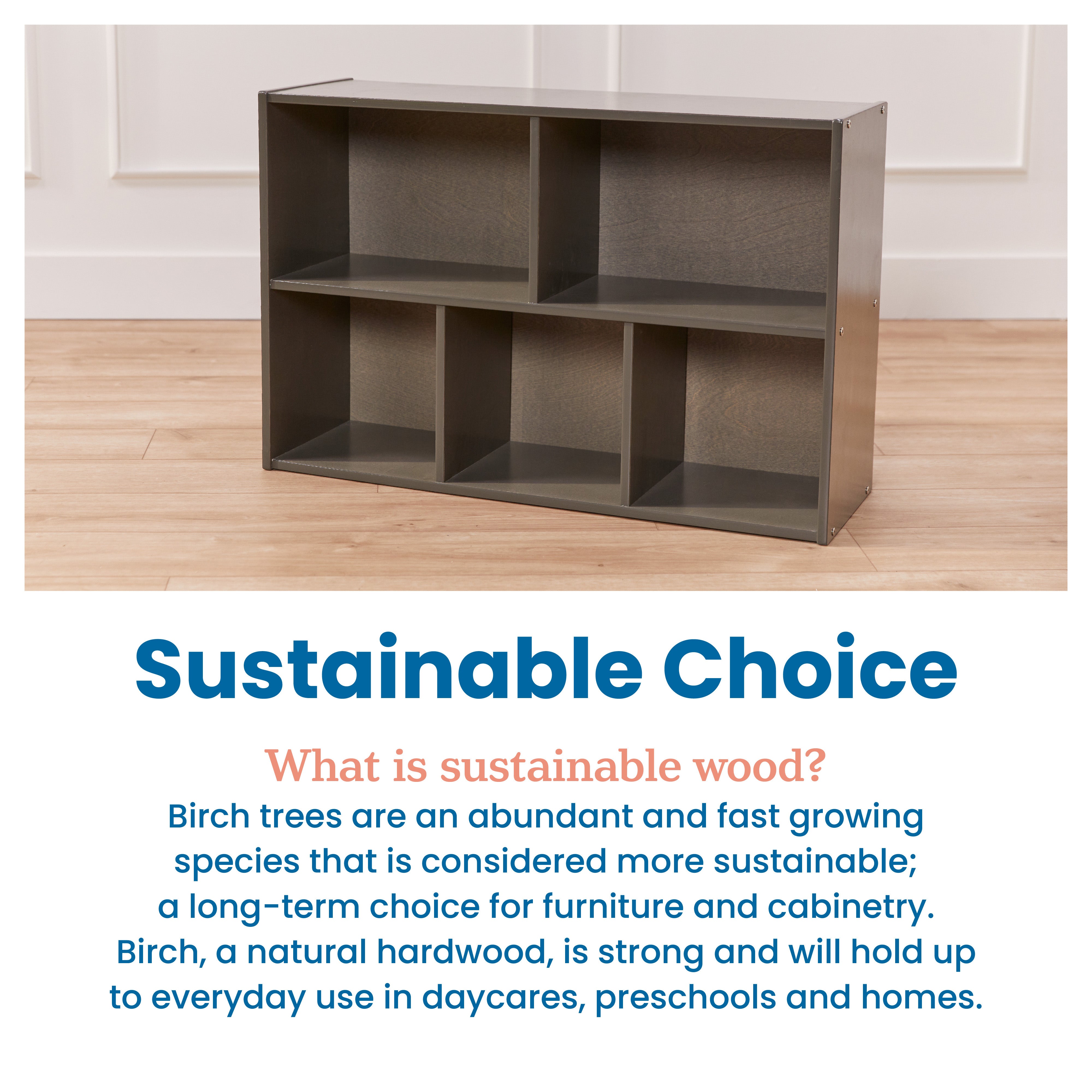 Streamline 5-Compartment Storage Cabinet, 24in