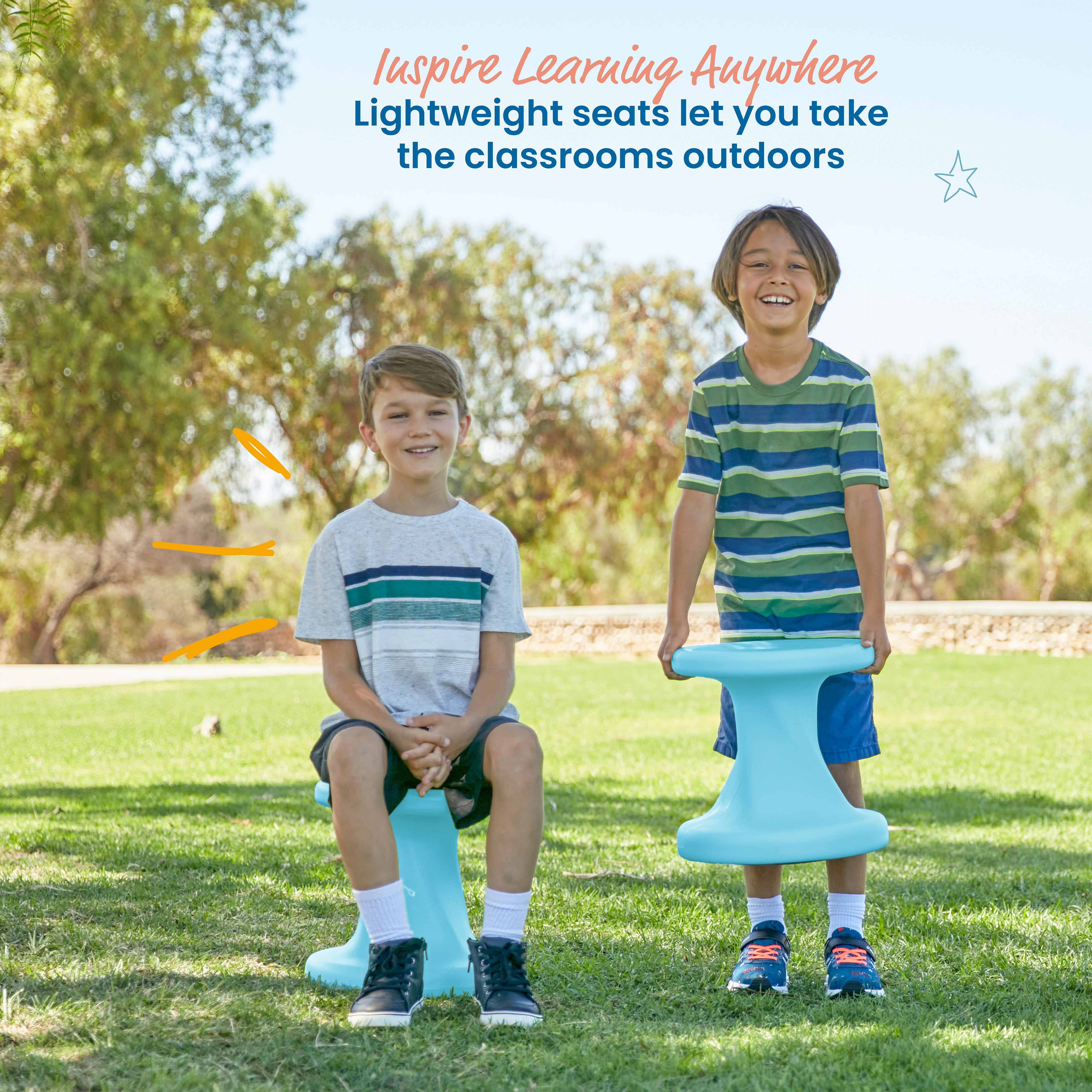 Twist Wobble Stool, 14in Seat Height