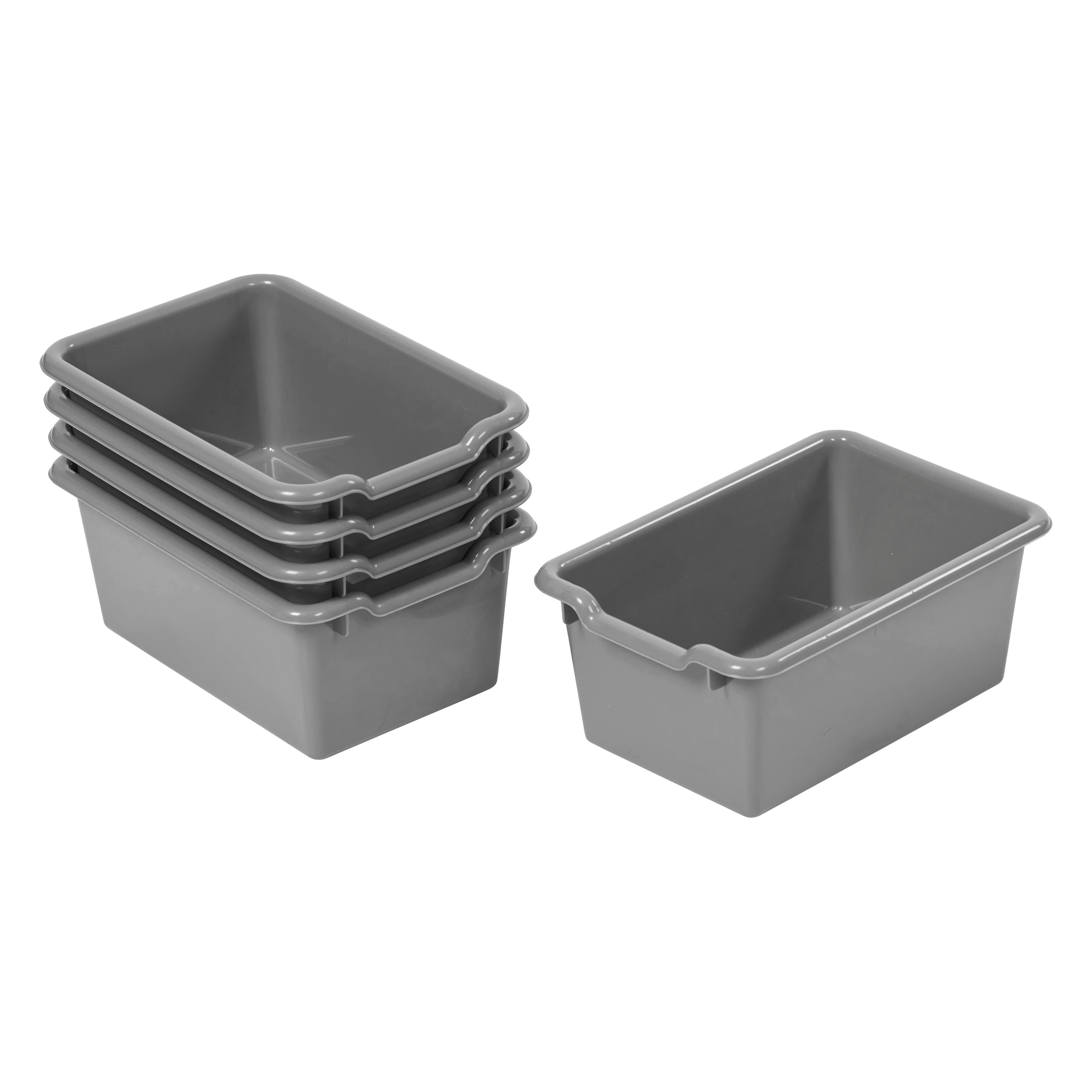 Scoop Front Storage Bin, 5-Piece