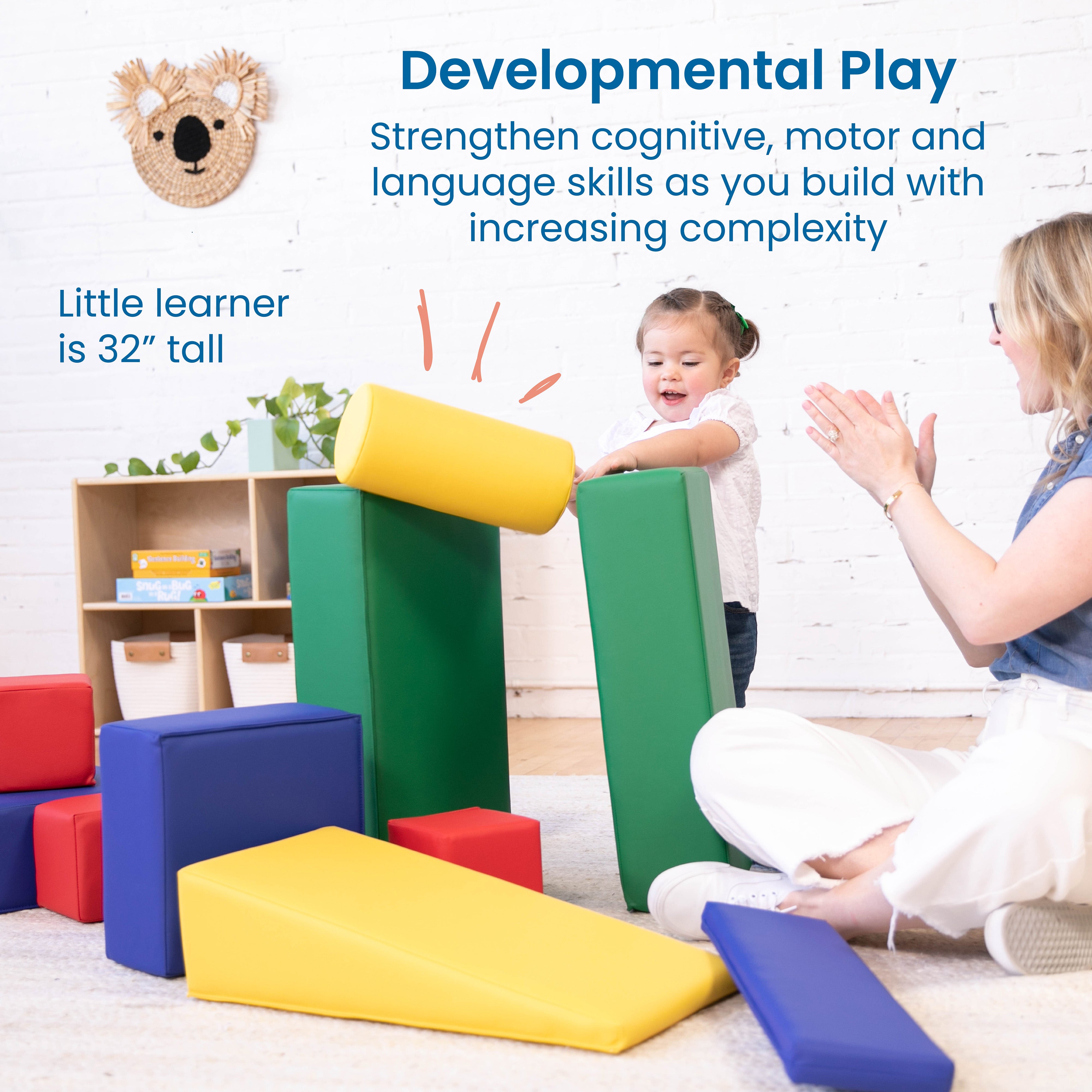 Soft Builder Blocks, 16-Piece