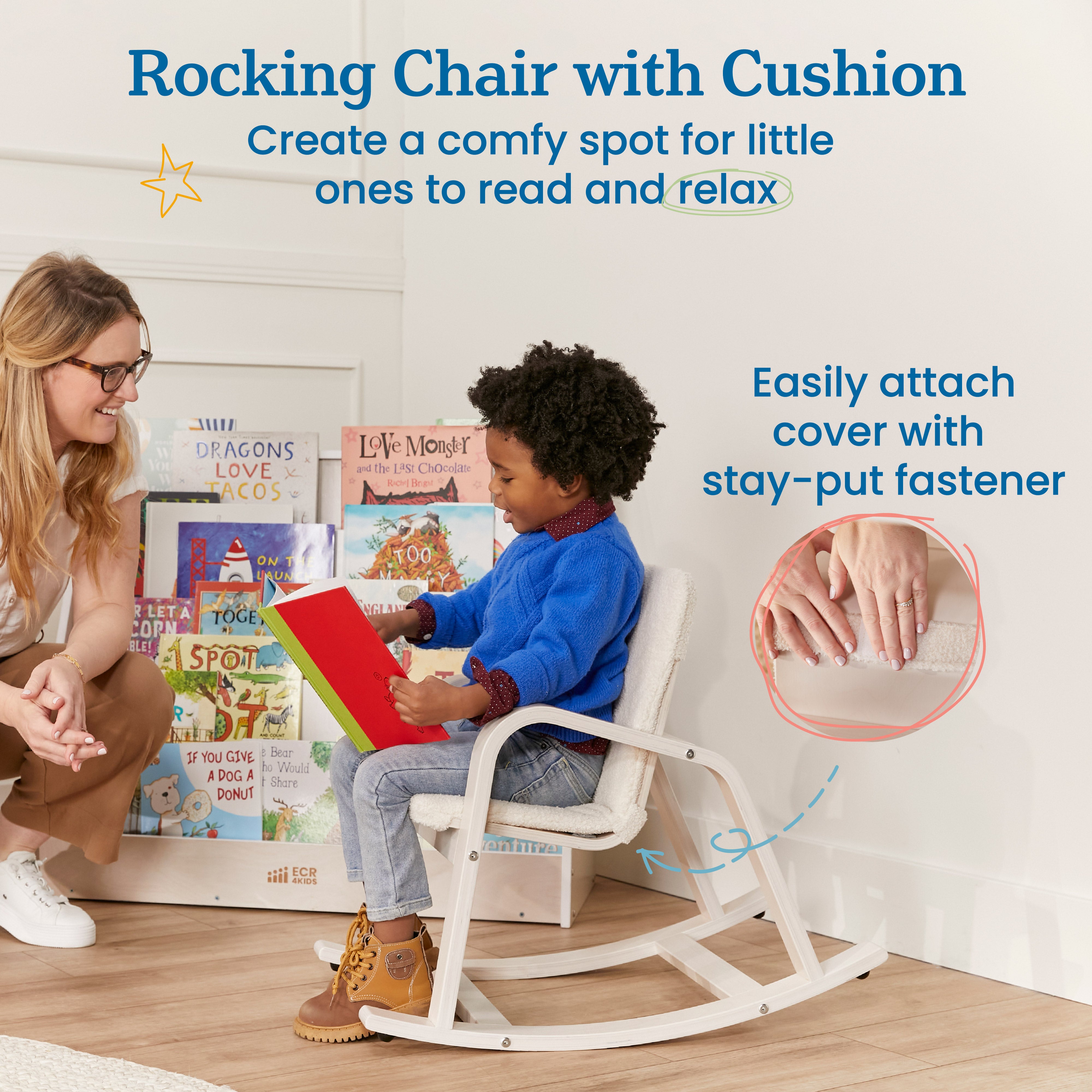 Bentwood Rocking Chair with Cushion