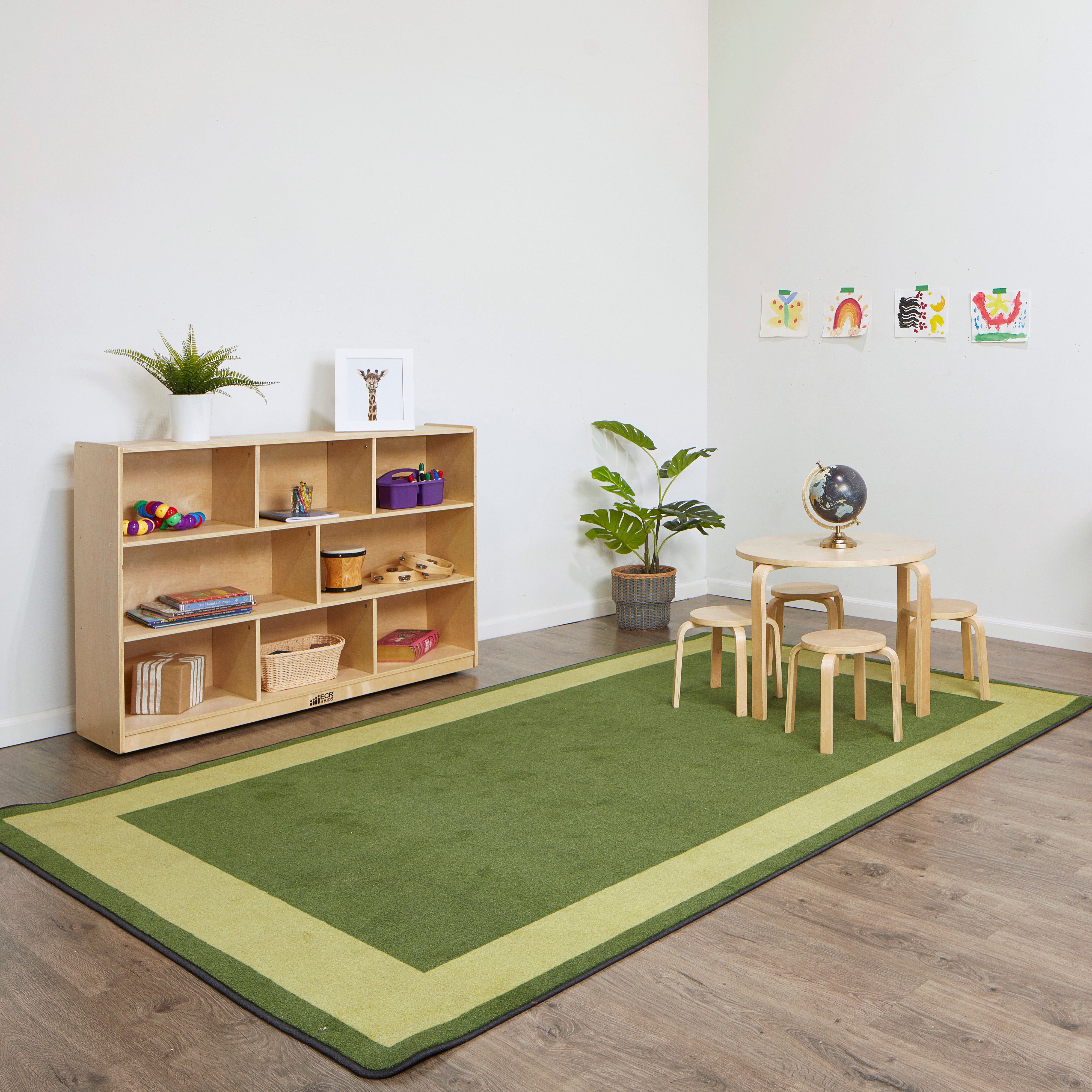 8-Compartment Mobile Storage Cabinet, Elementary