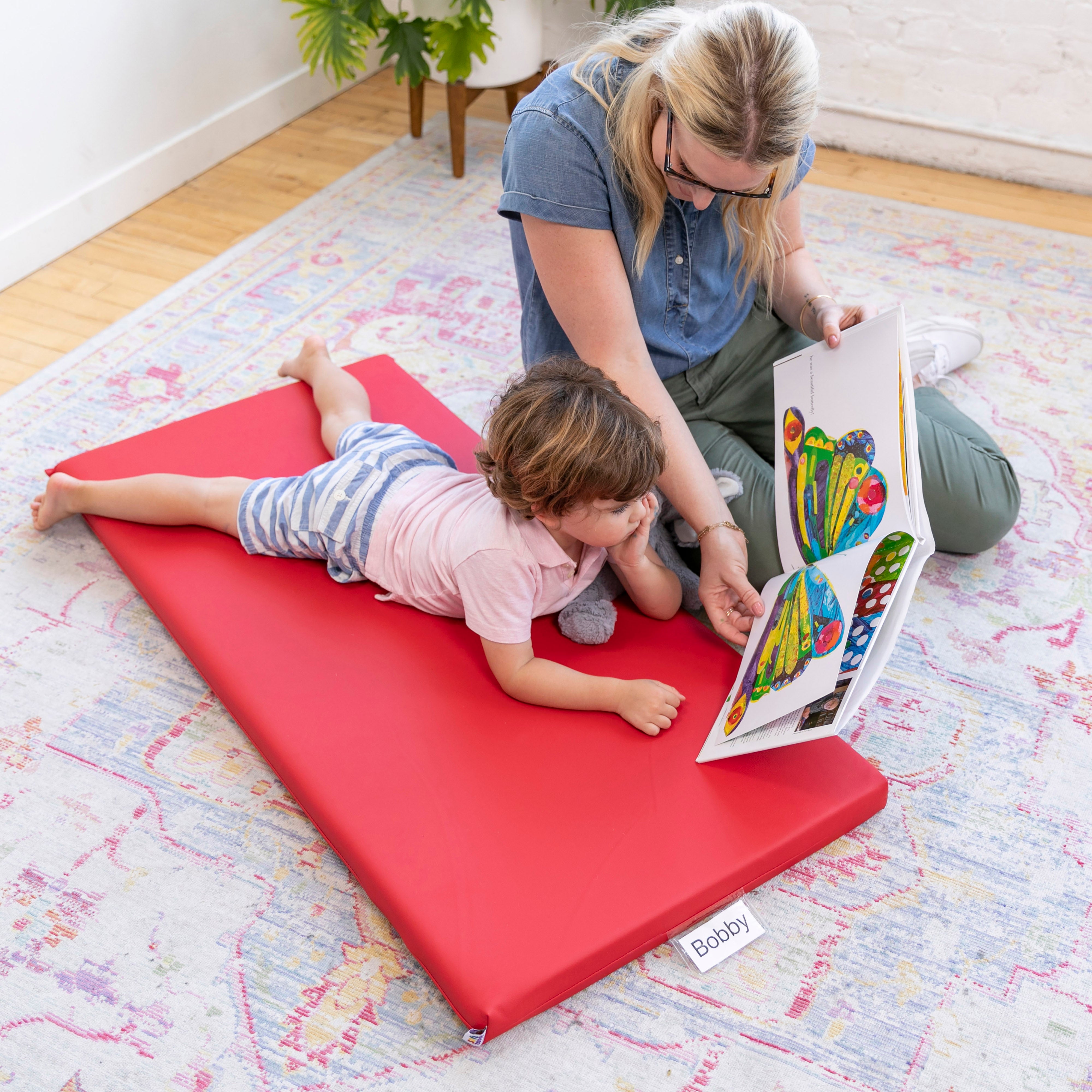 Rainbow Rest Mat with Name Tag, 5-Piece