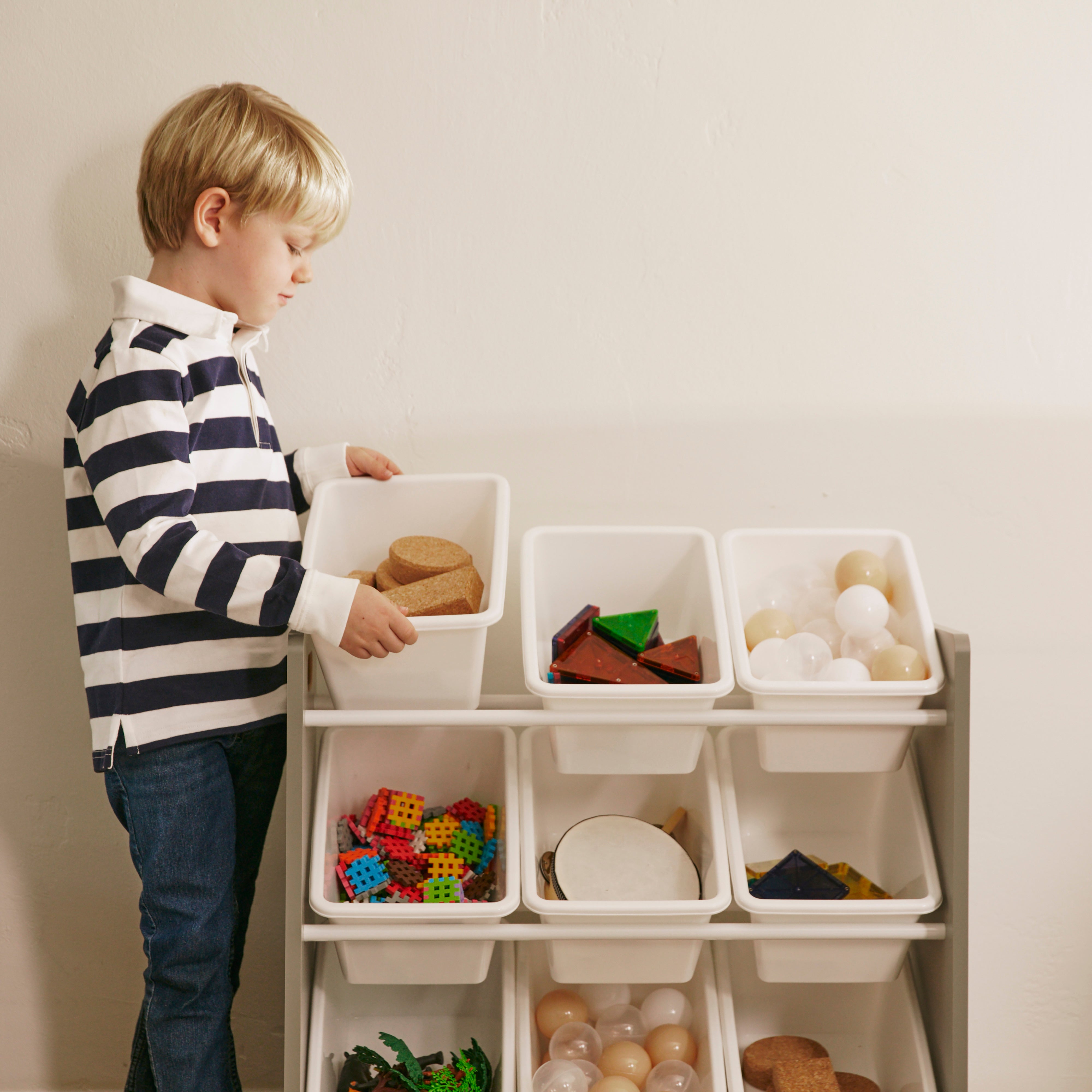 3-Tier Organizer with 9 Bins