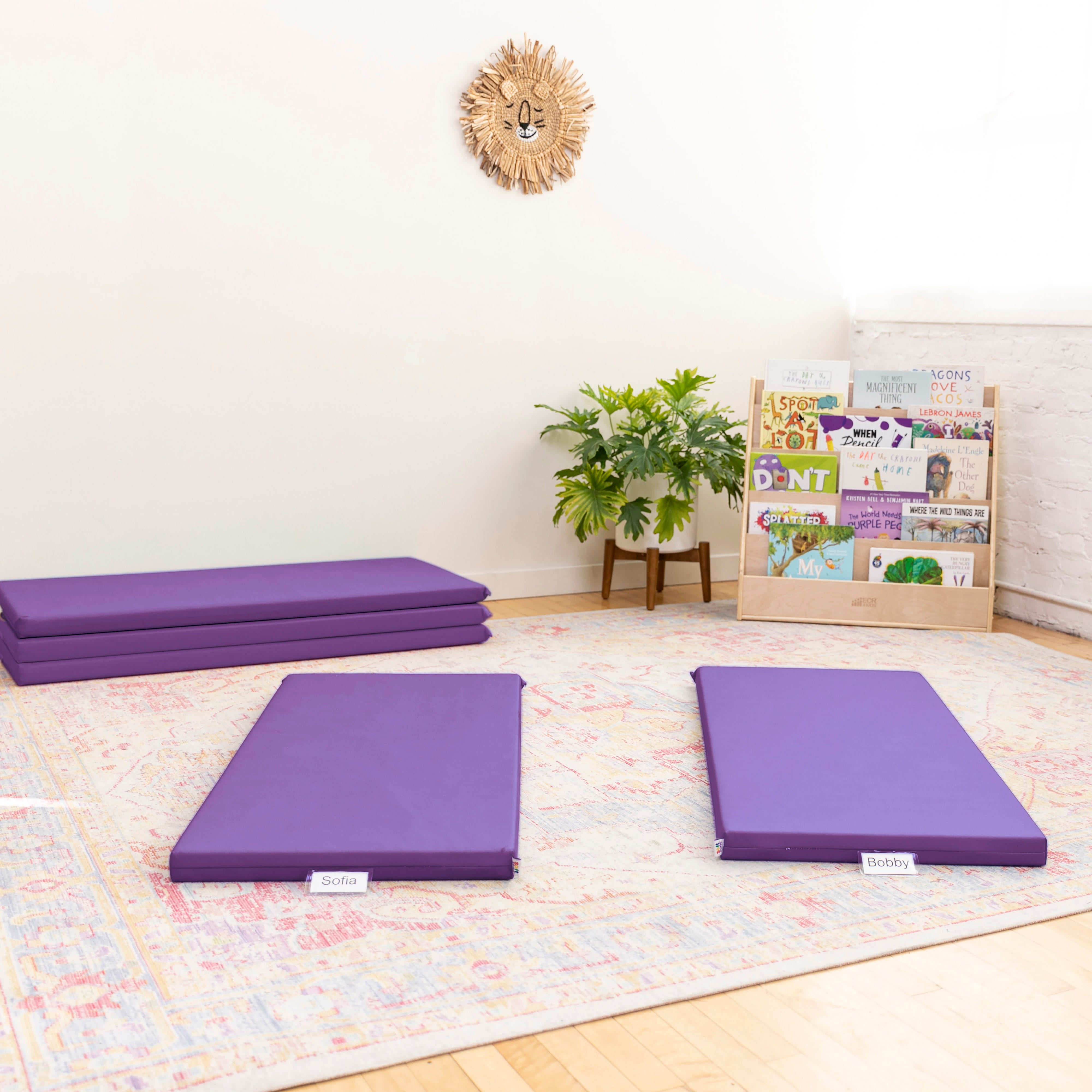Rainbow Rest Mat with Name Tag, 5-Piece