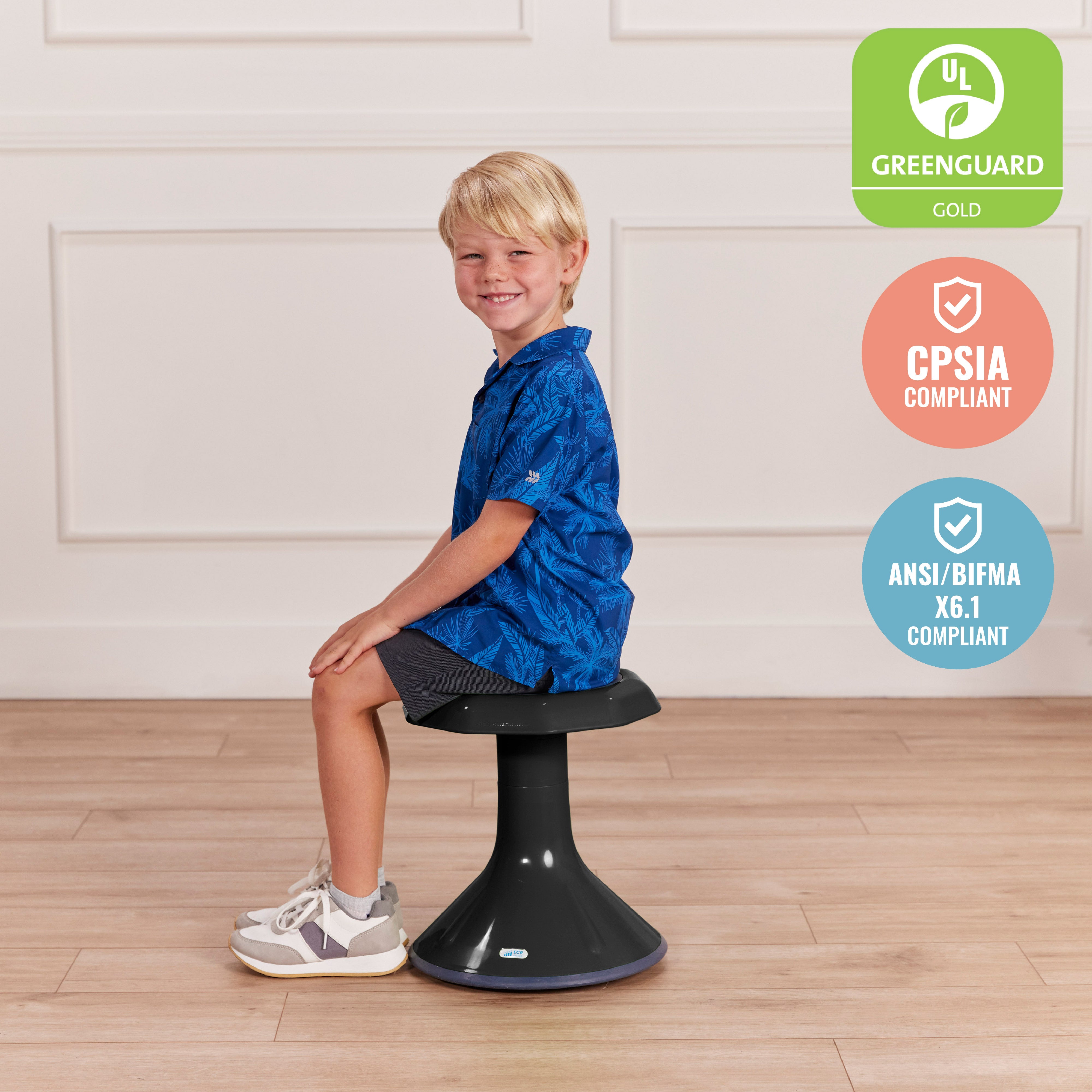 ACE Active Core Engagement Wobble Stool, 15-Inch Seat Height