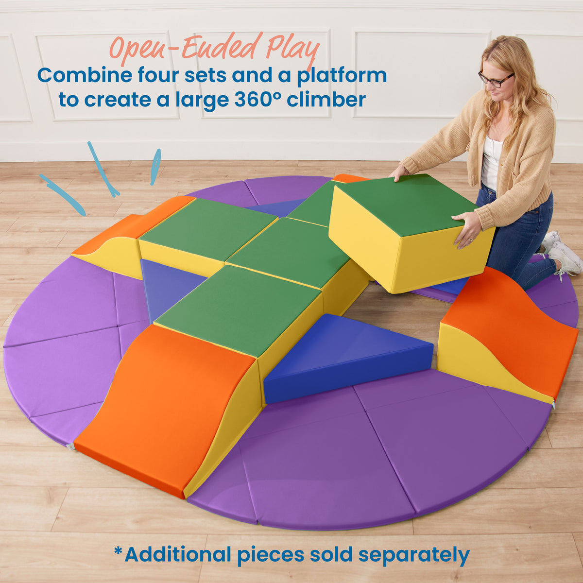 Adventurer's Summit Slide Corner Climber, 4-Piece