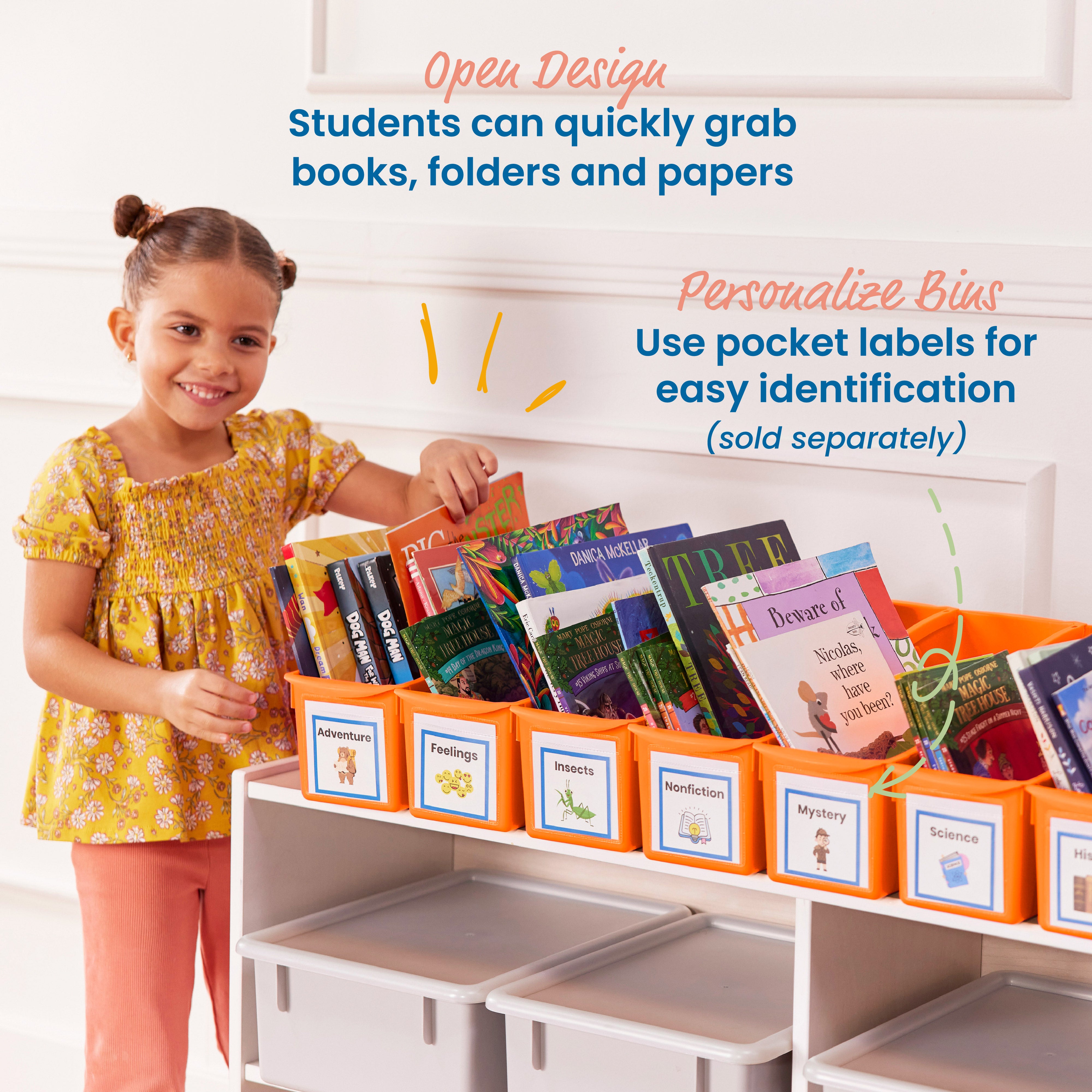 Linking Book Bin, 10-Piece