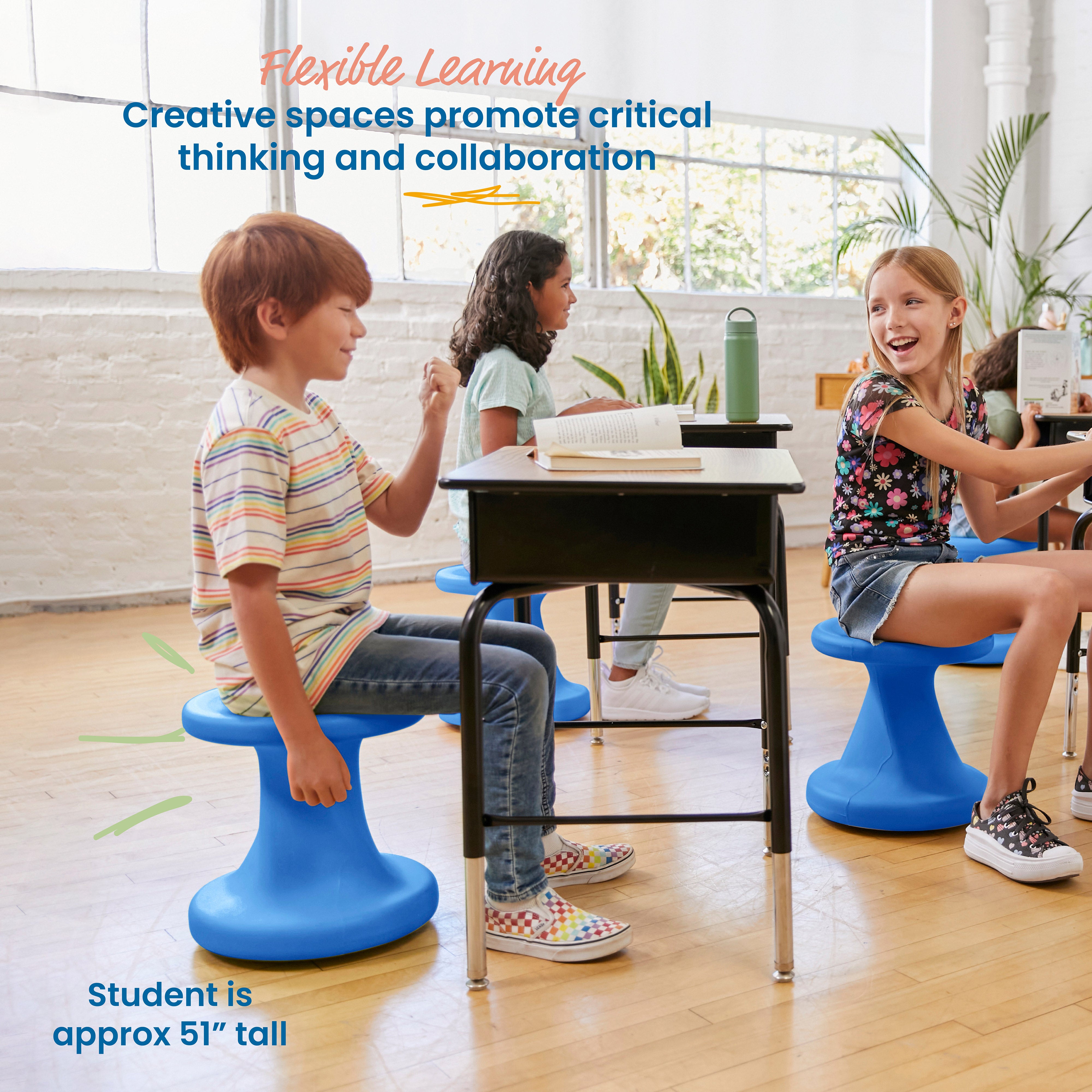 Twist Wobble Stool, 14in Seat Height