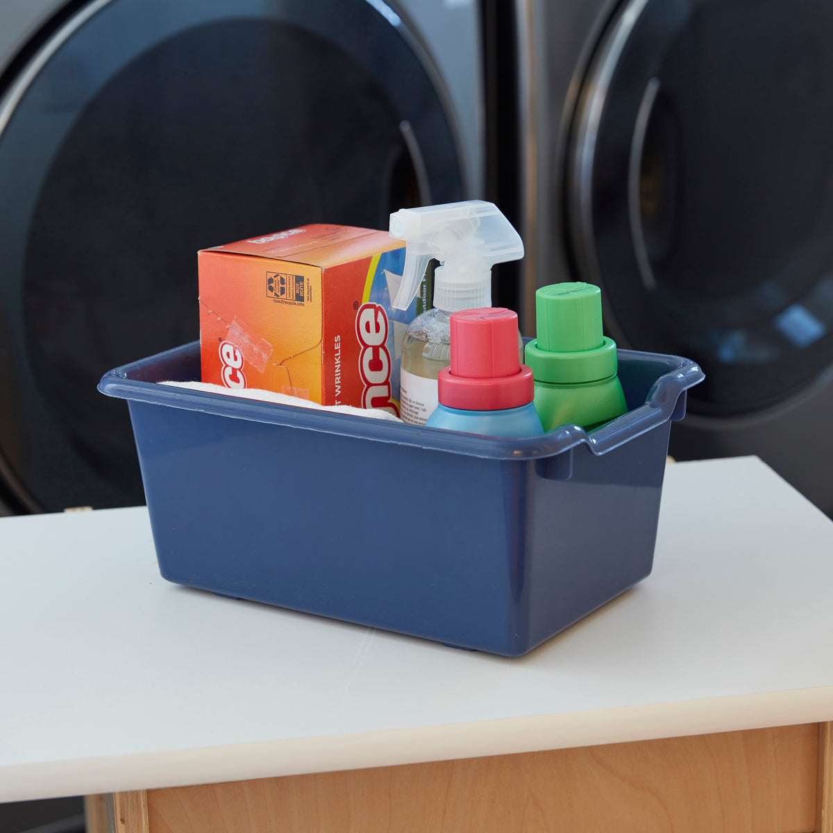 Scoop Front Plastic Storage Bins, 20-Piece