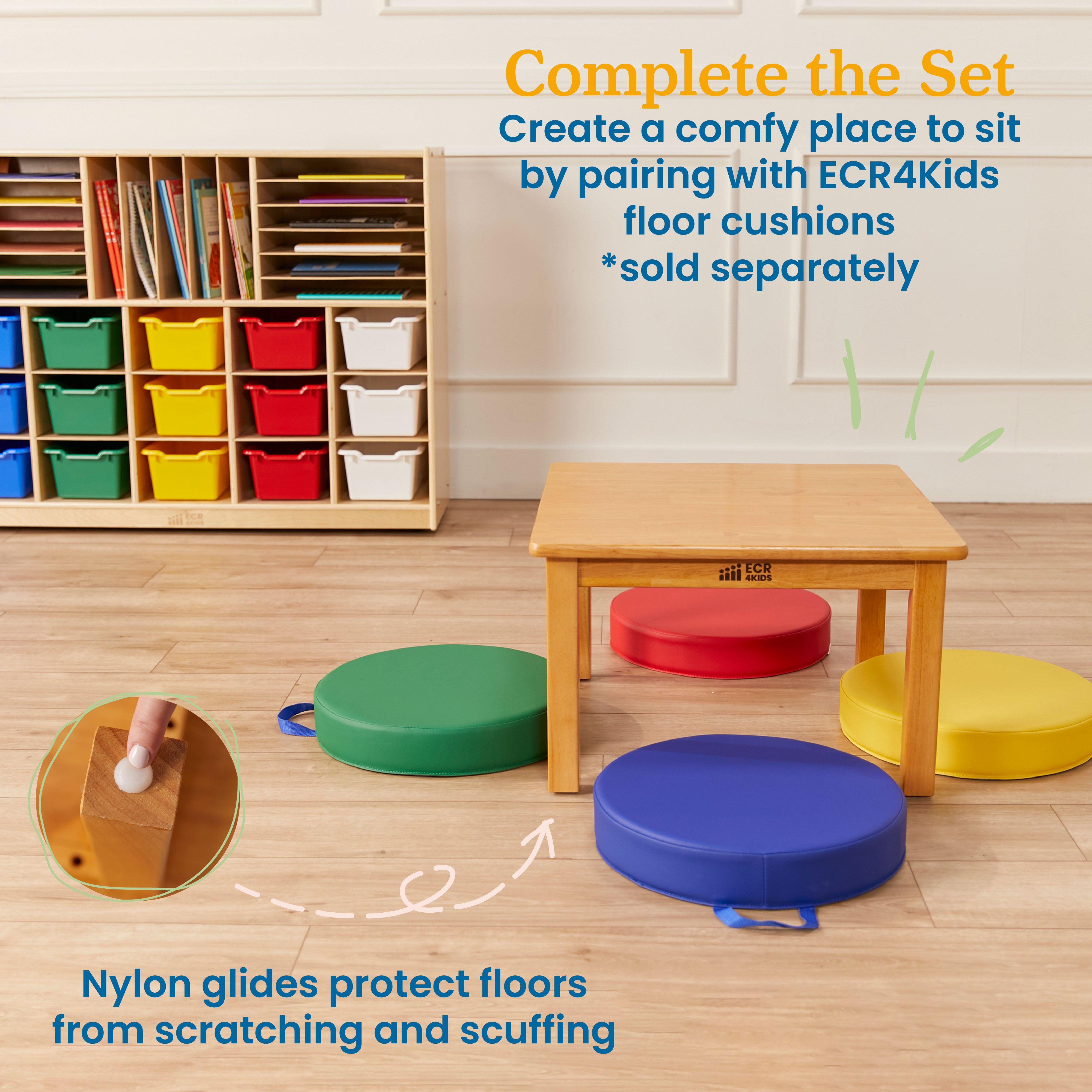 Hardwood Table with 14in Legs