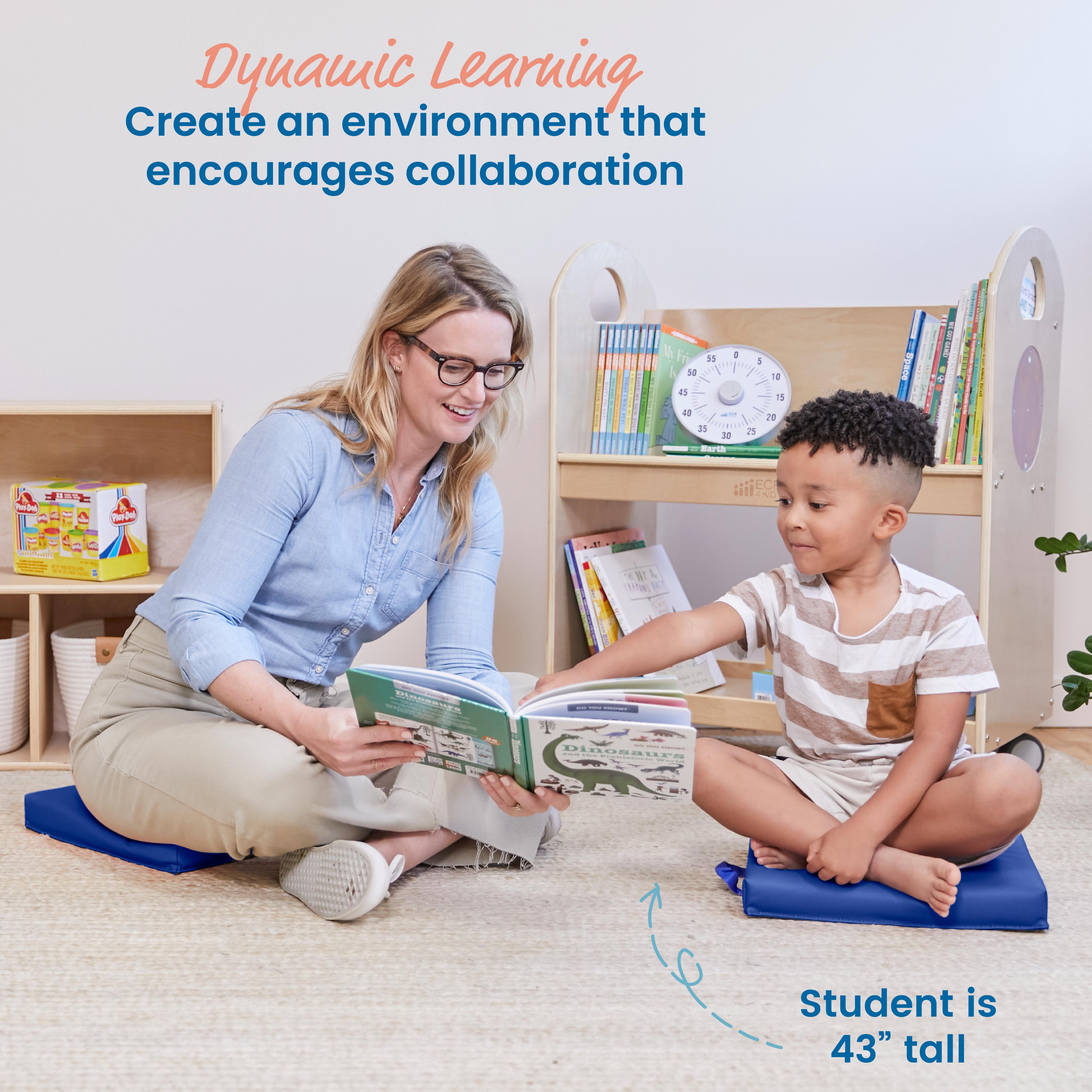 Floor Cushions, Square, 6-Piece