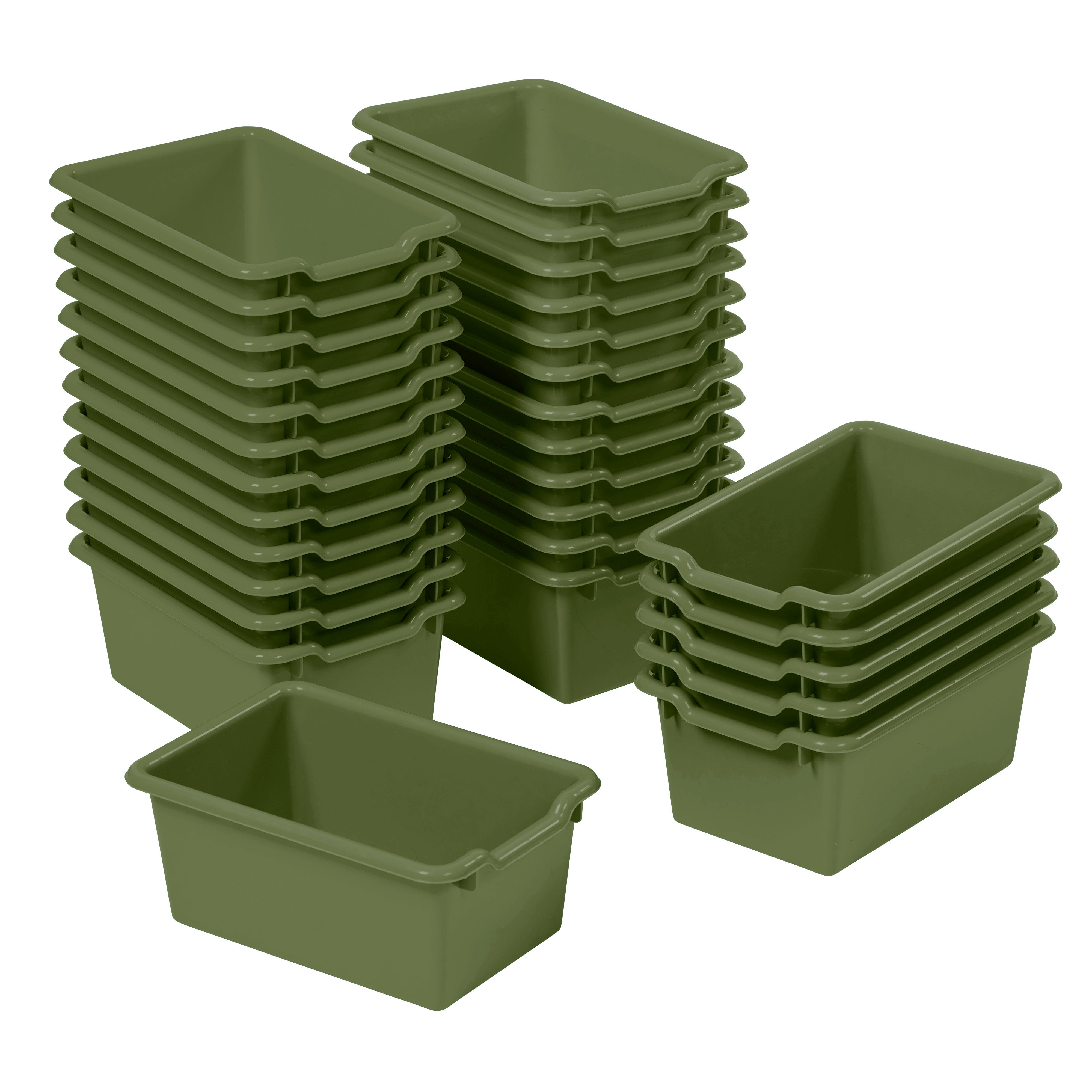 Scoop Front Storage Bin, 30-Piece