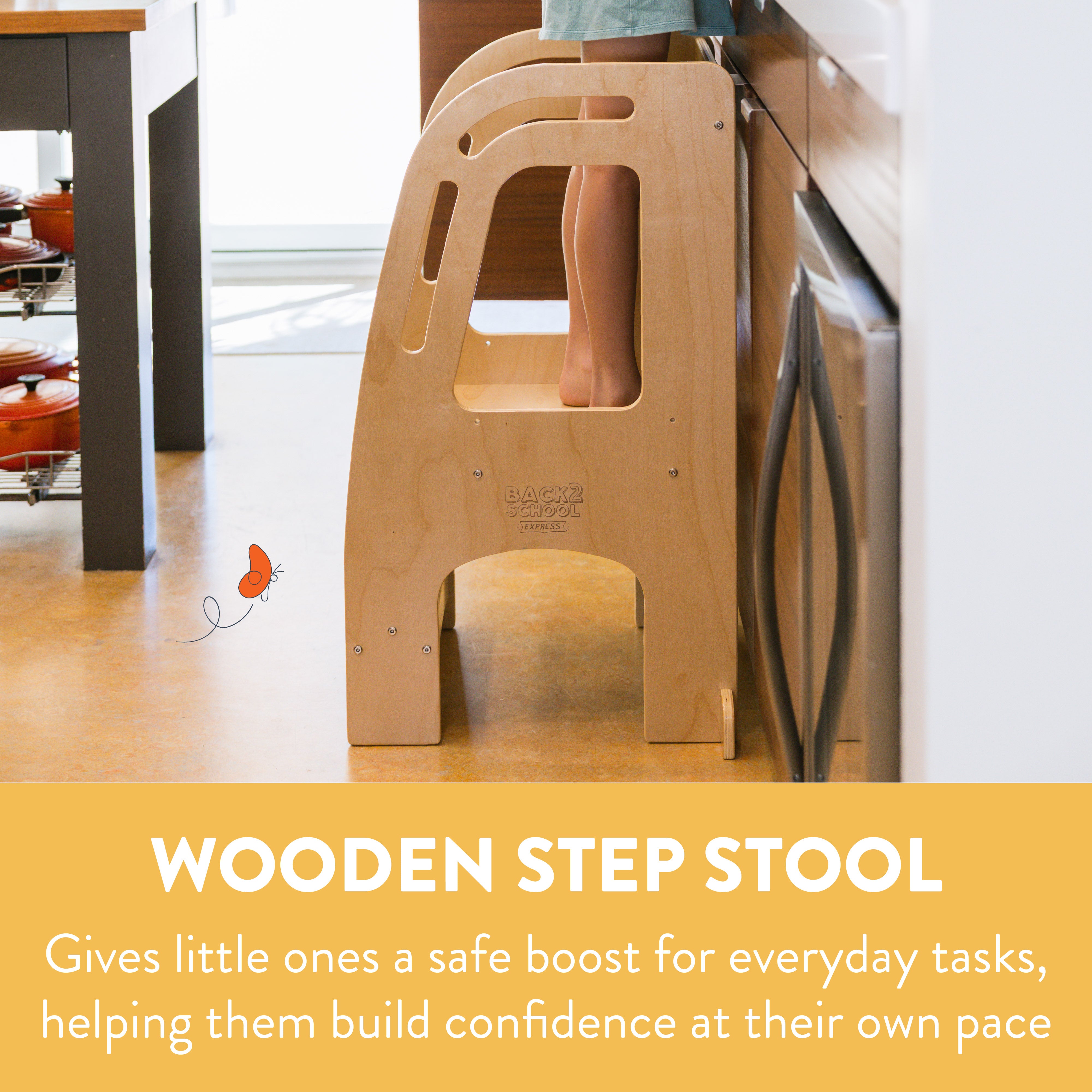 Rising Chef Kitchen Tower Step Stool