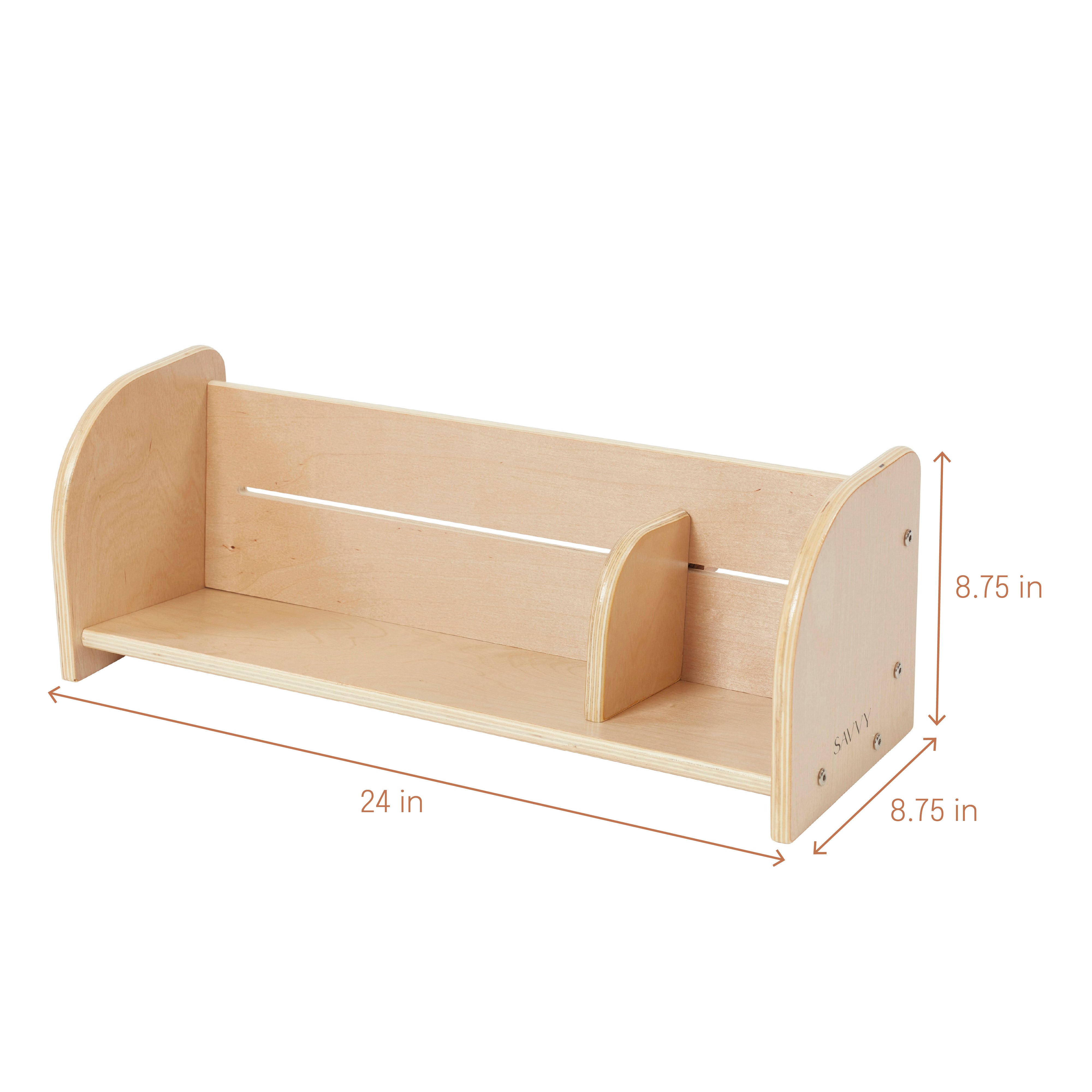 BookNest Desktop Bookshelf with Adjustable Slider