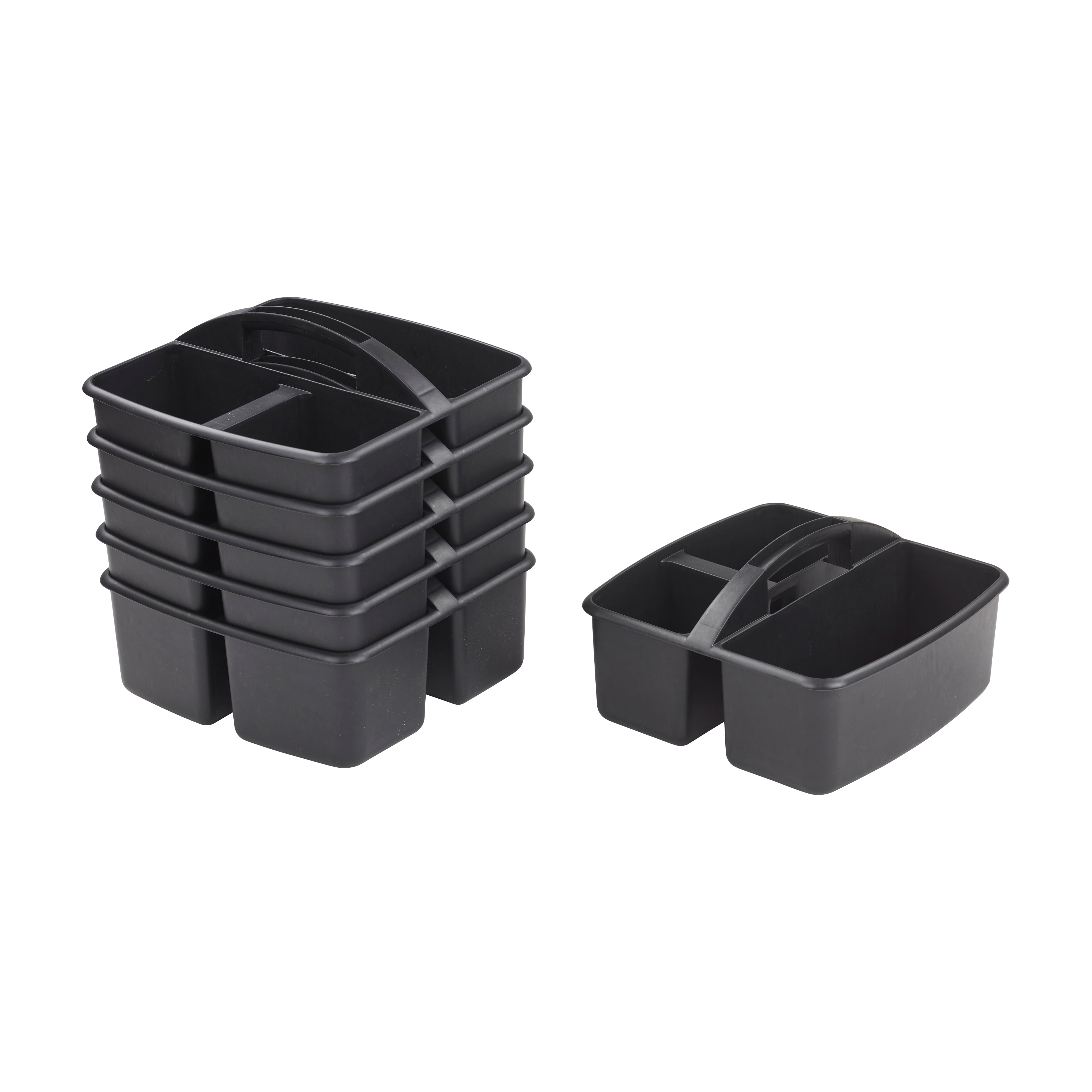 3-Compartment Storage Caddy, 6-Pack