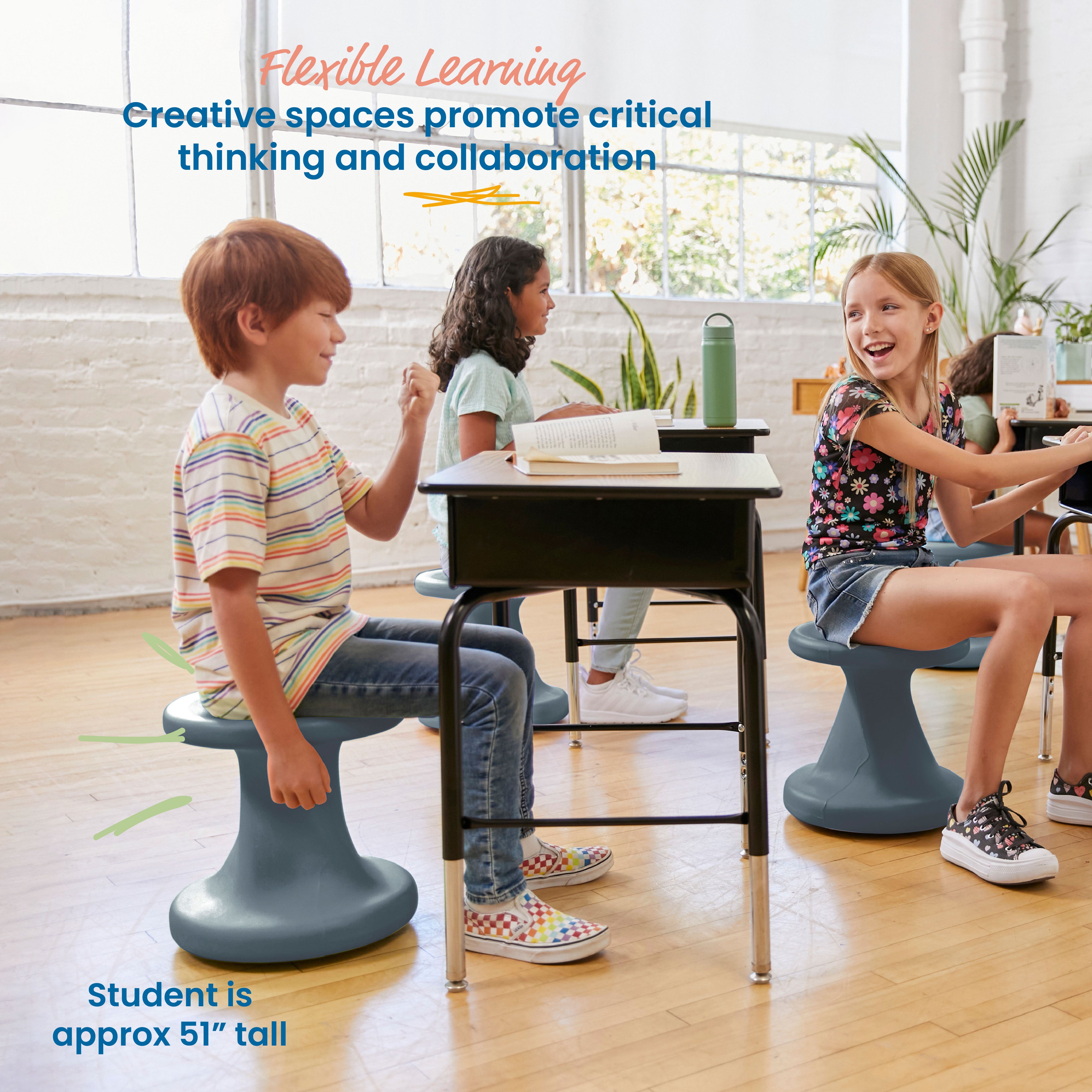 Twist Wobble Stool, 14in Seat Height